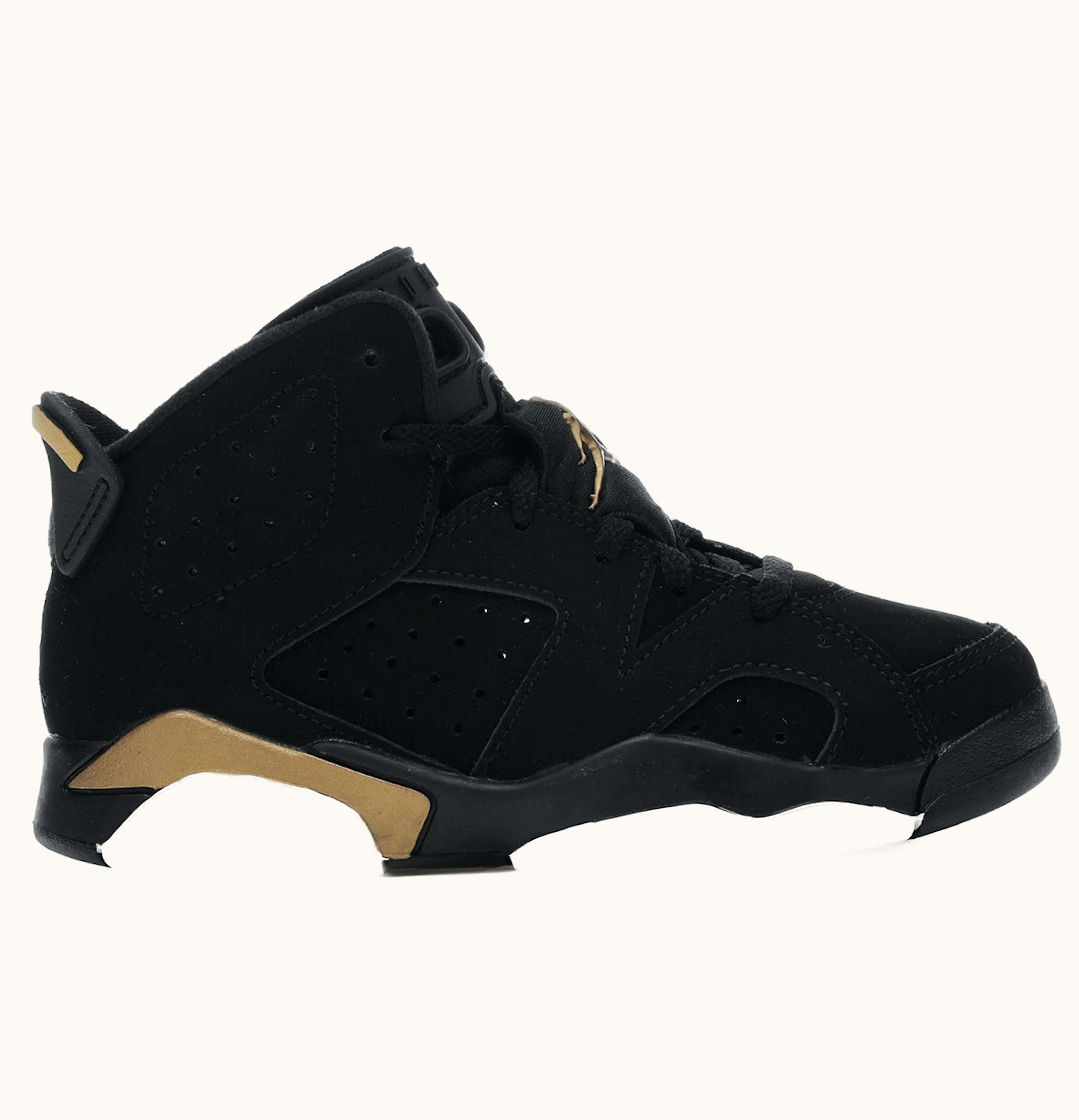 Jordan Nike Air Jordan 6 Retro Black Metallic Gold PS
