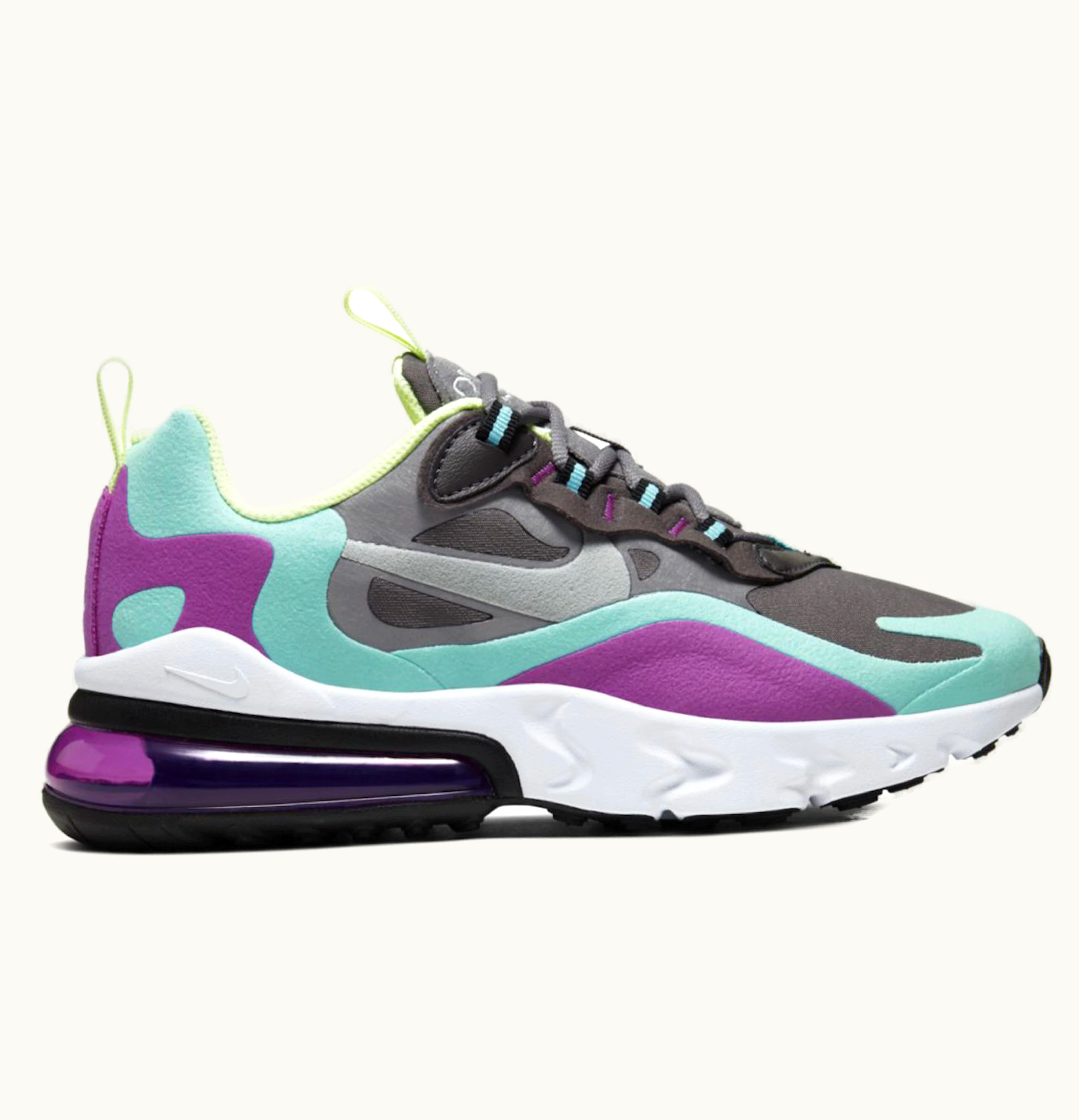 Nike Nike Air Max 270 React Gunsmoke Aurora GS