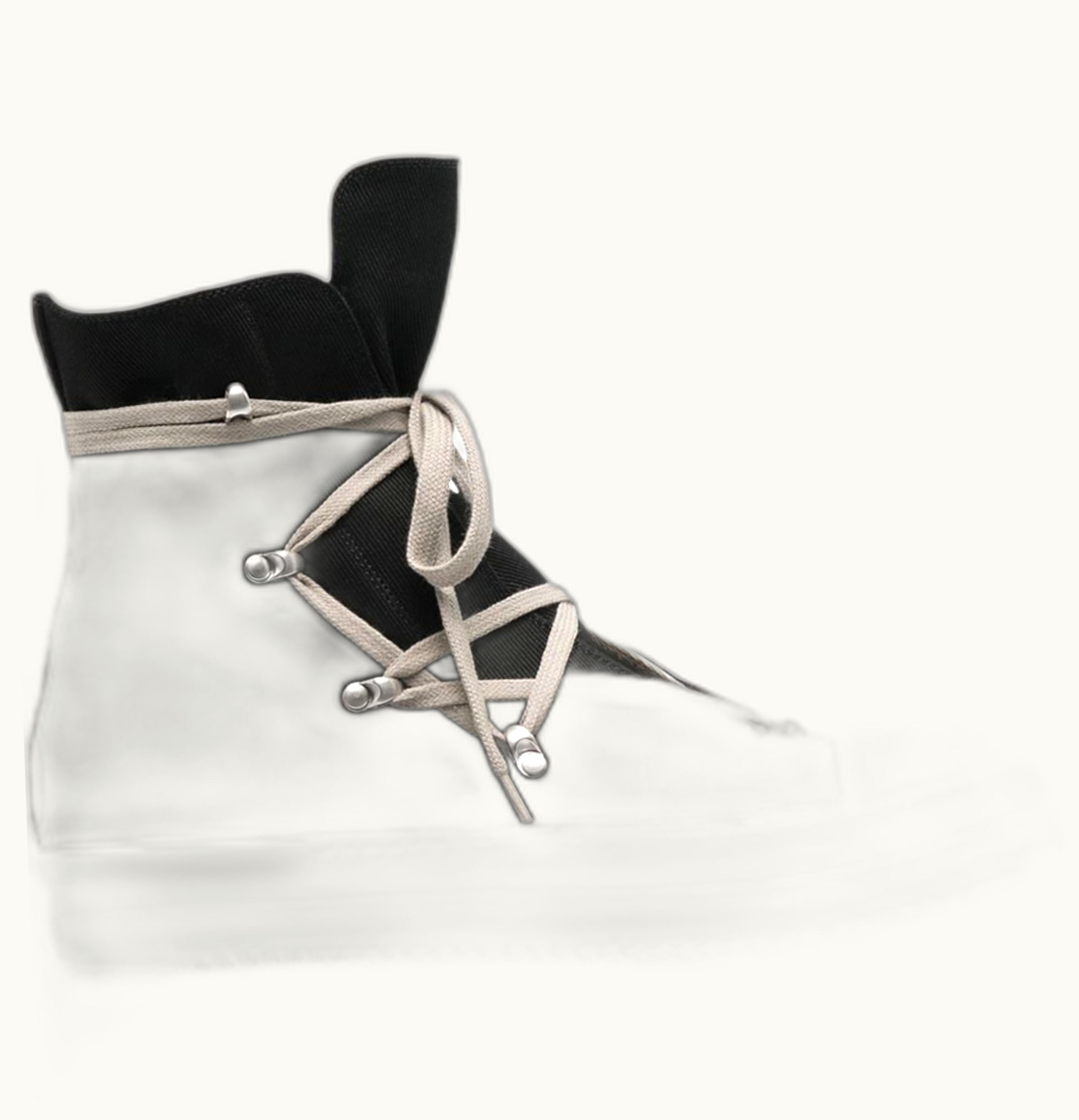 Rick Owens Rick Owens DRKSHDW Strobe Cotton Denim Hexa High Black Milk W