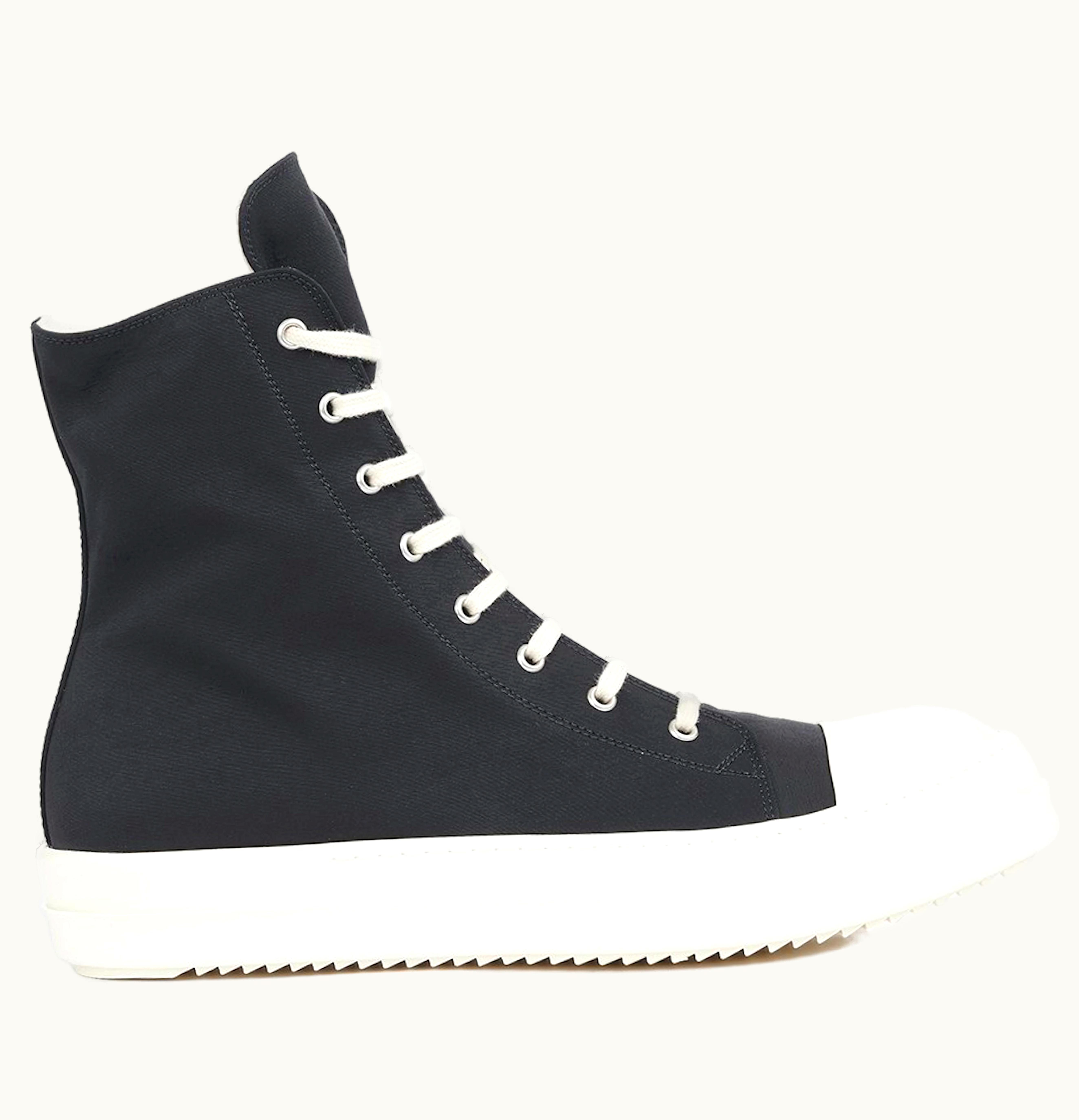 Rick Owens Rick Owens DRKSHDW Fogachine Cotton Nylon Faille High Top Black 2022