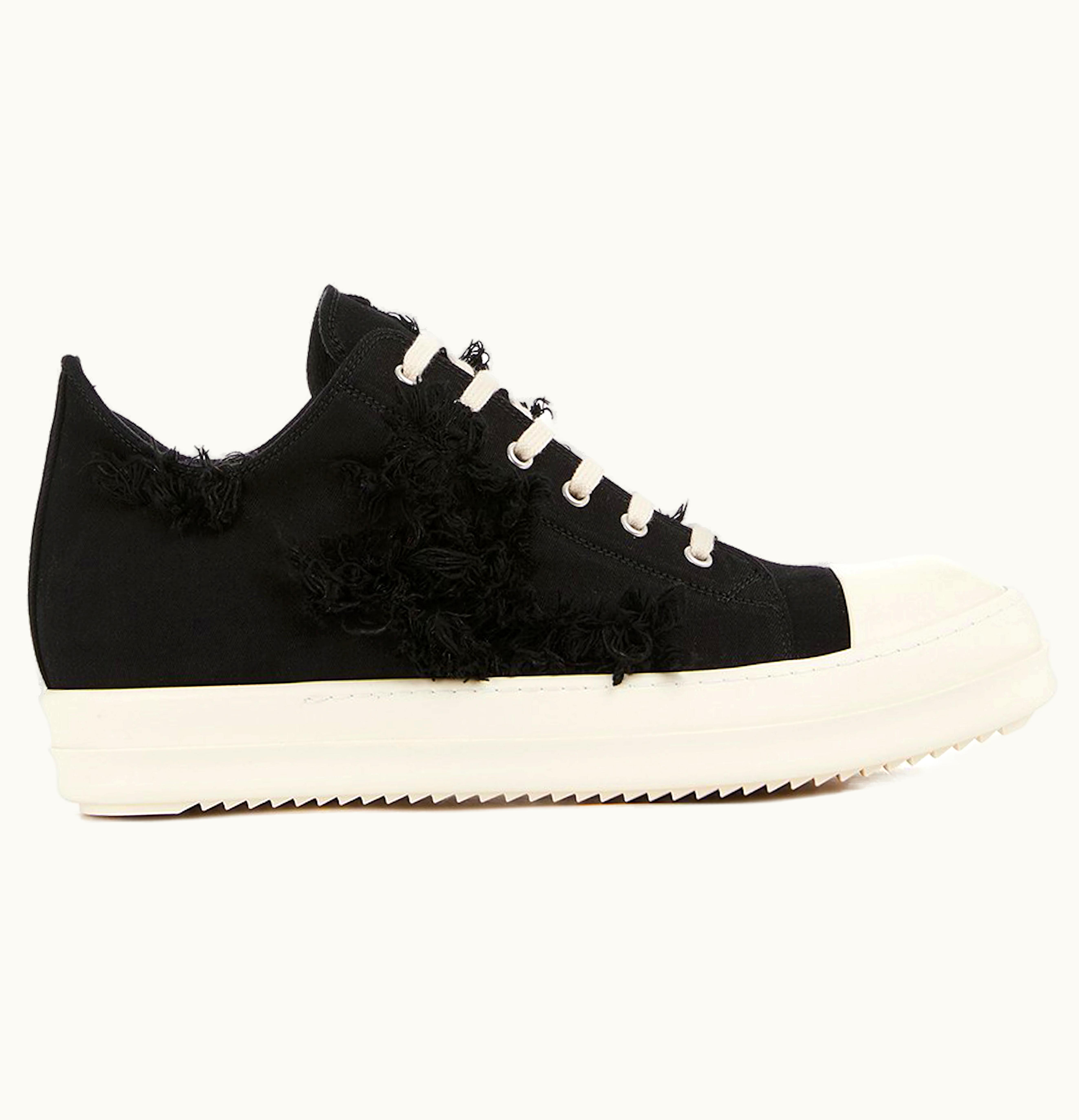 Rick Owens Rick Owens DRKSHDW Fogachine Slashed Stretch Denim Low Black Milk