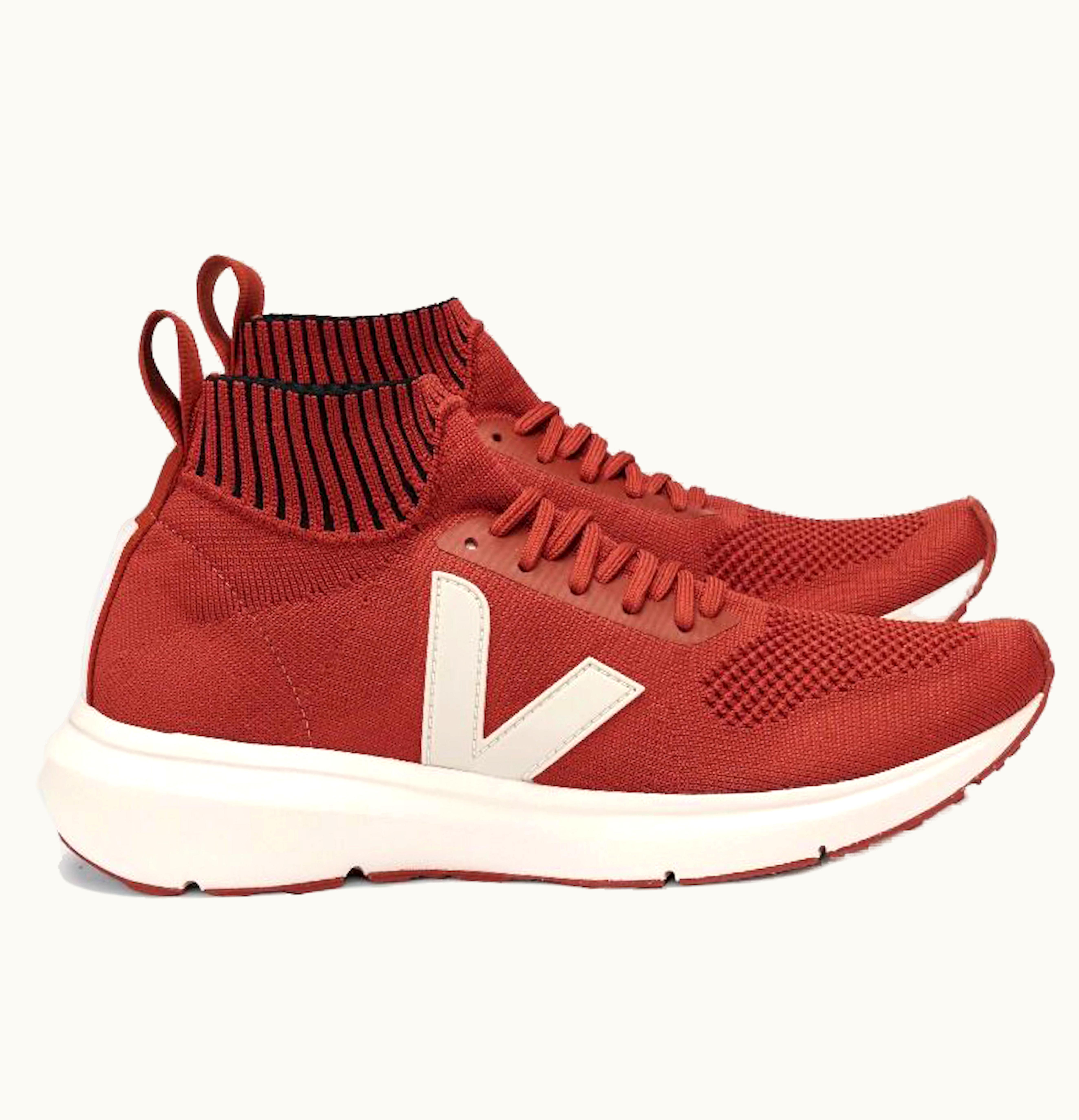 Veja Veja Runner Mid V Knit Rick Owens Rust