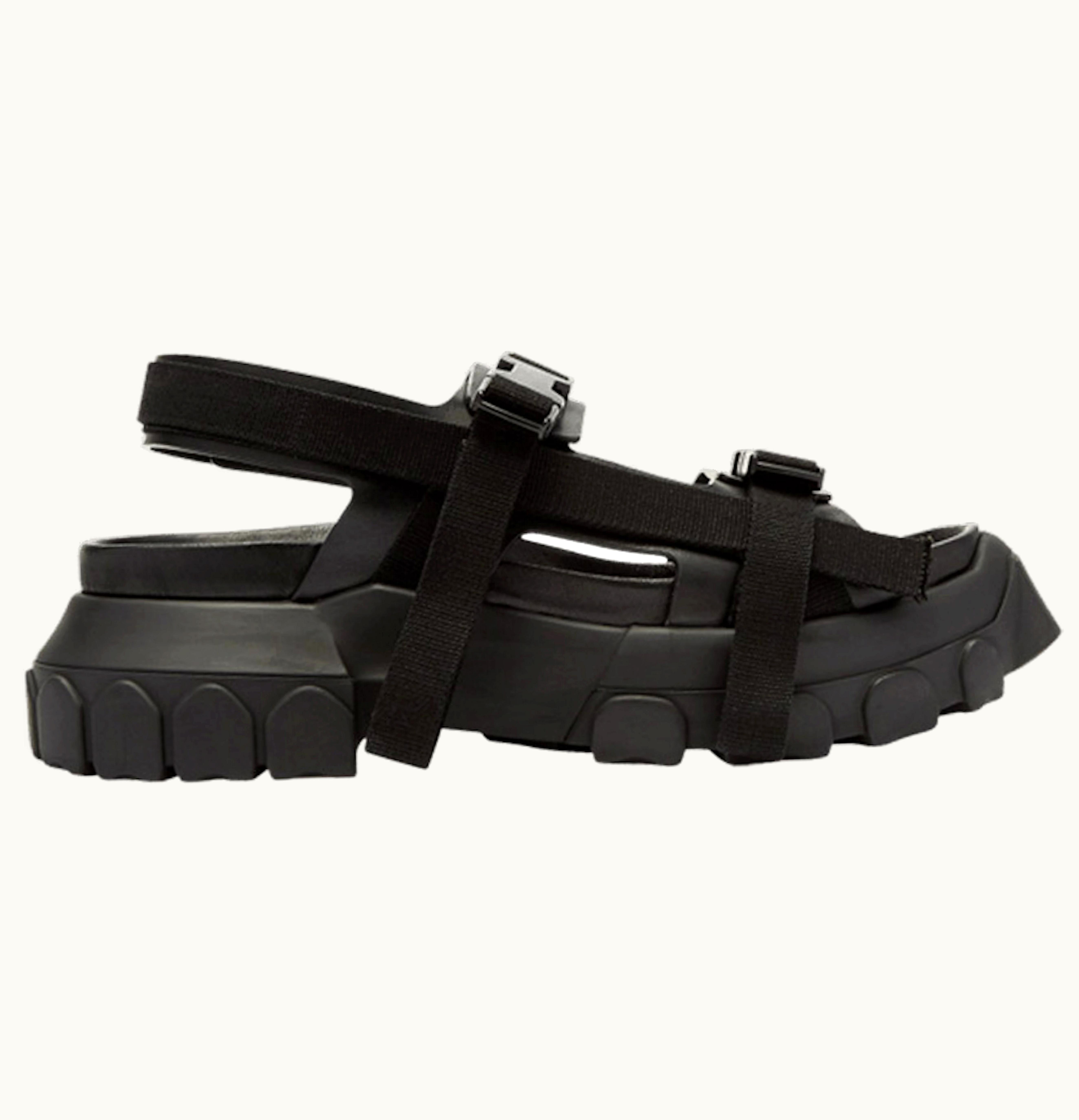 Rick Owens Rick Owens Hiking Sandal Black W