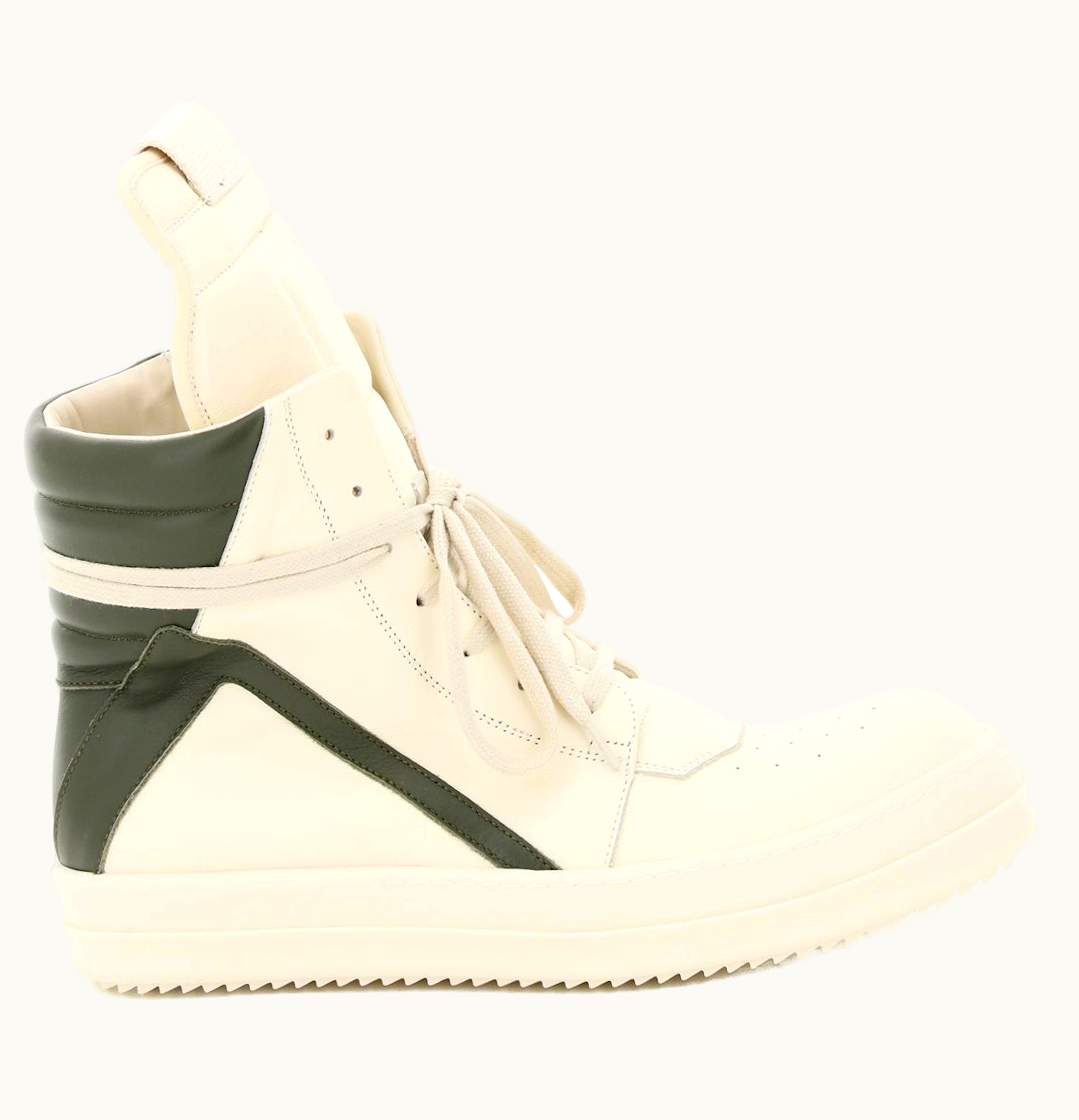 Rick Owens Rick Owens Phlegethon Geobasket Milk Green