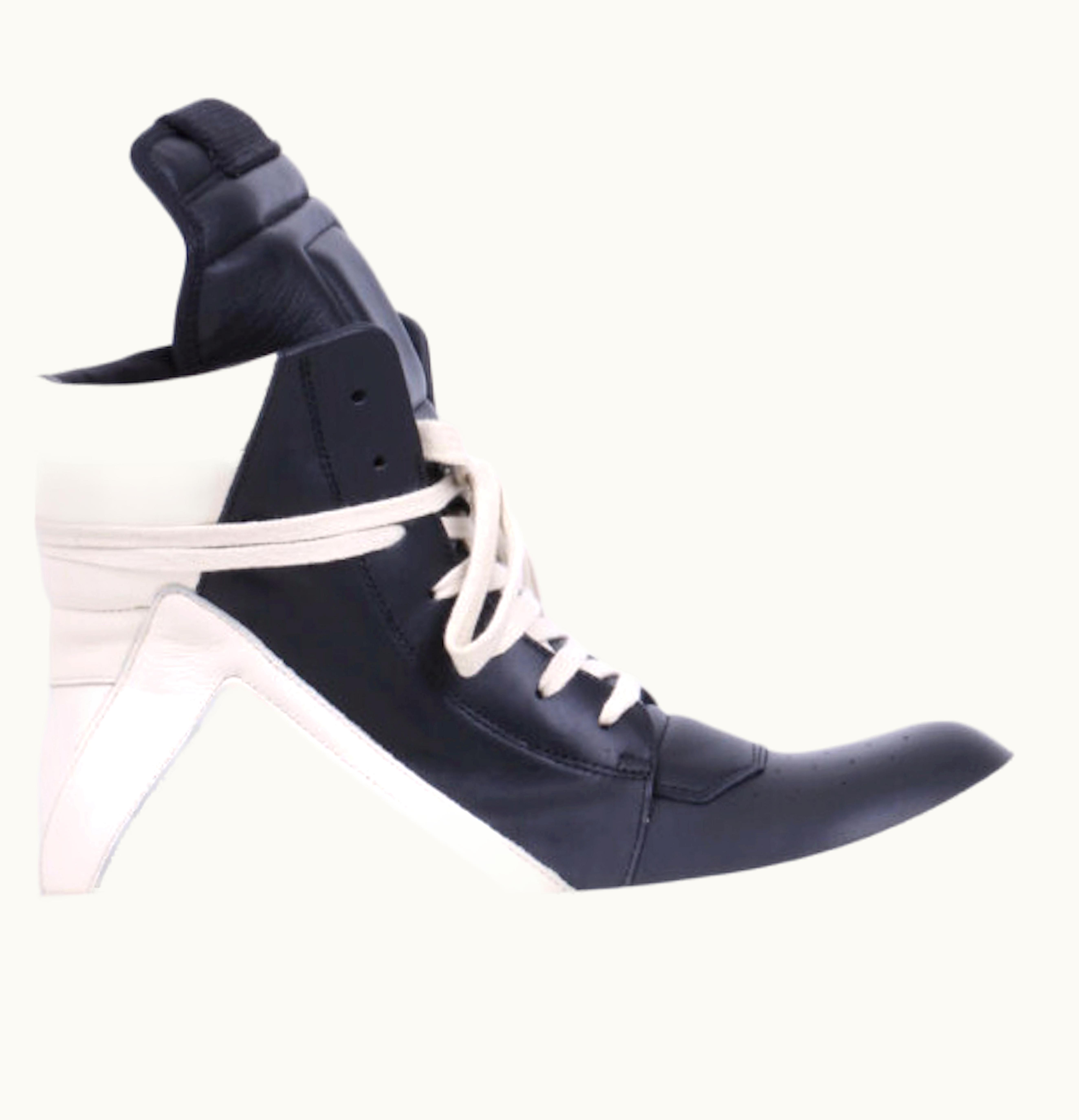 Rick Owens Rick Owens GeoBasket Black Milk W