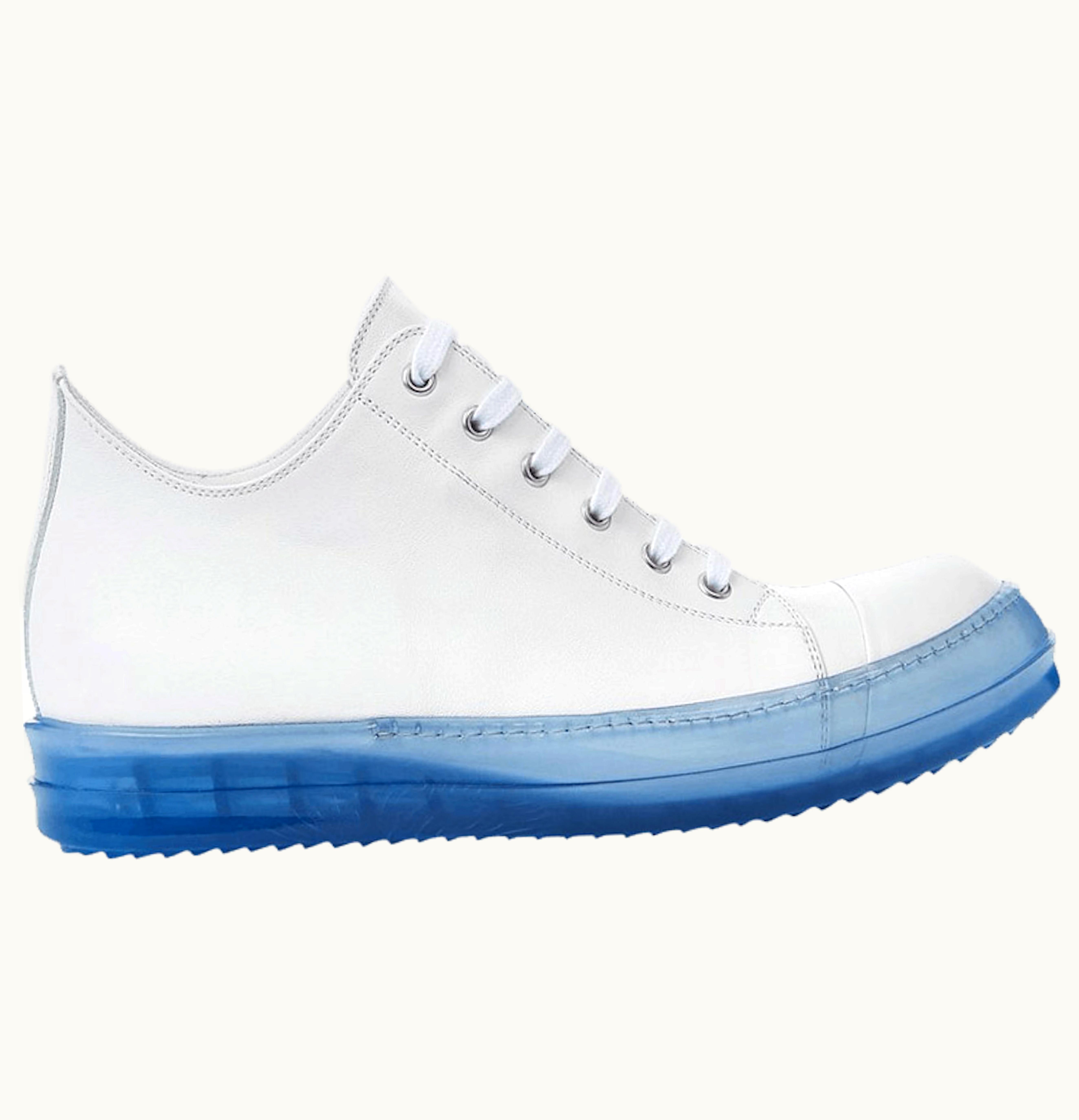 Rick Owens Rick Owens DRKSHDW Performa Abstract Low Chalk White Blue Transparent