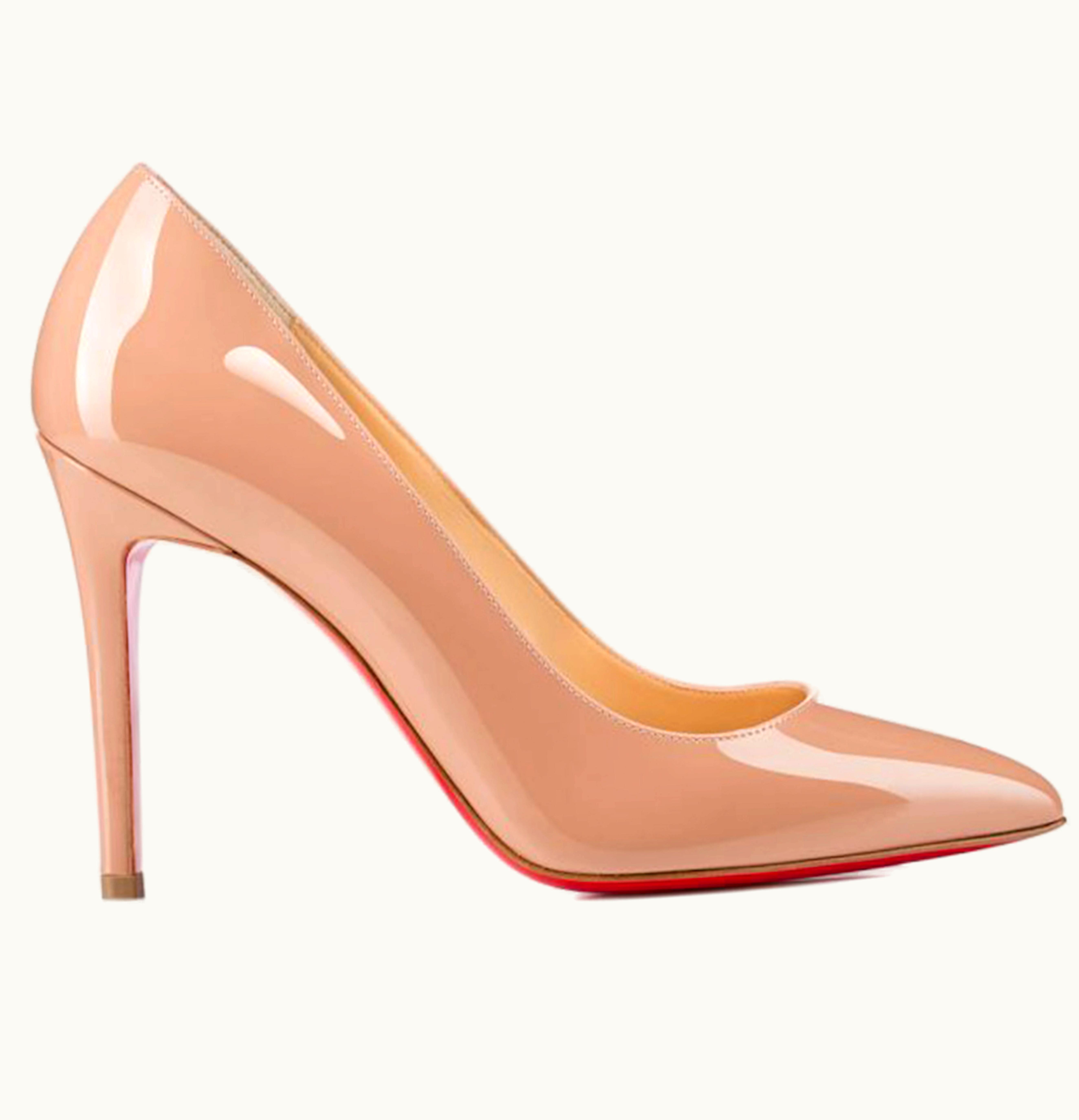Christian Louboutin Christian Louboutin Pigalle Pump 100mm Nude Patent W