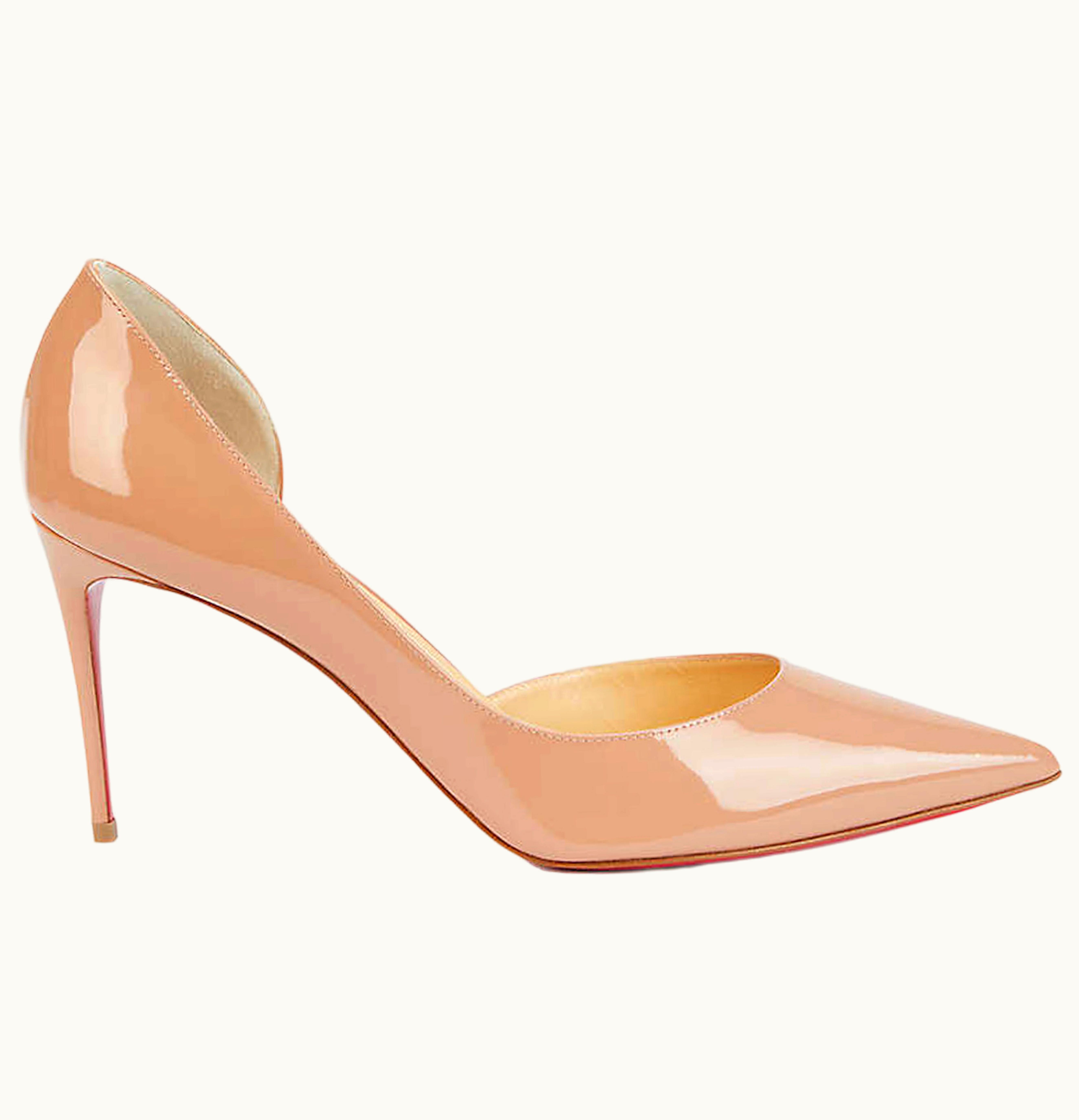 Christian Louboutin Christian Louboutin Iriza 85mm Pump Nude Patent Leather