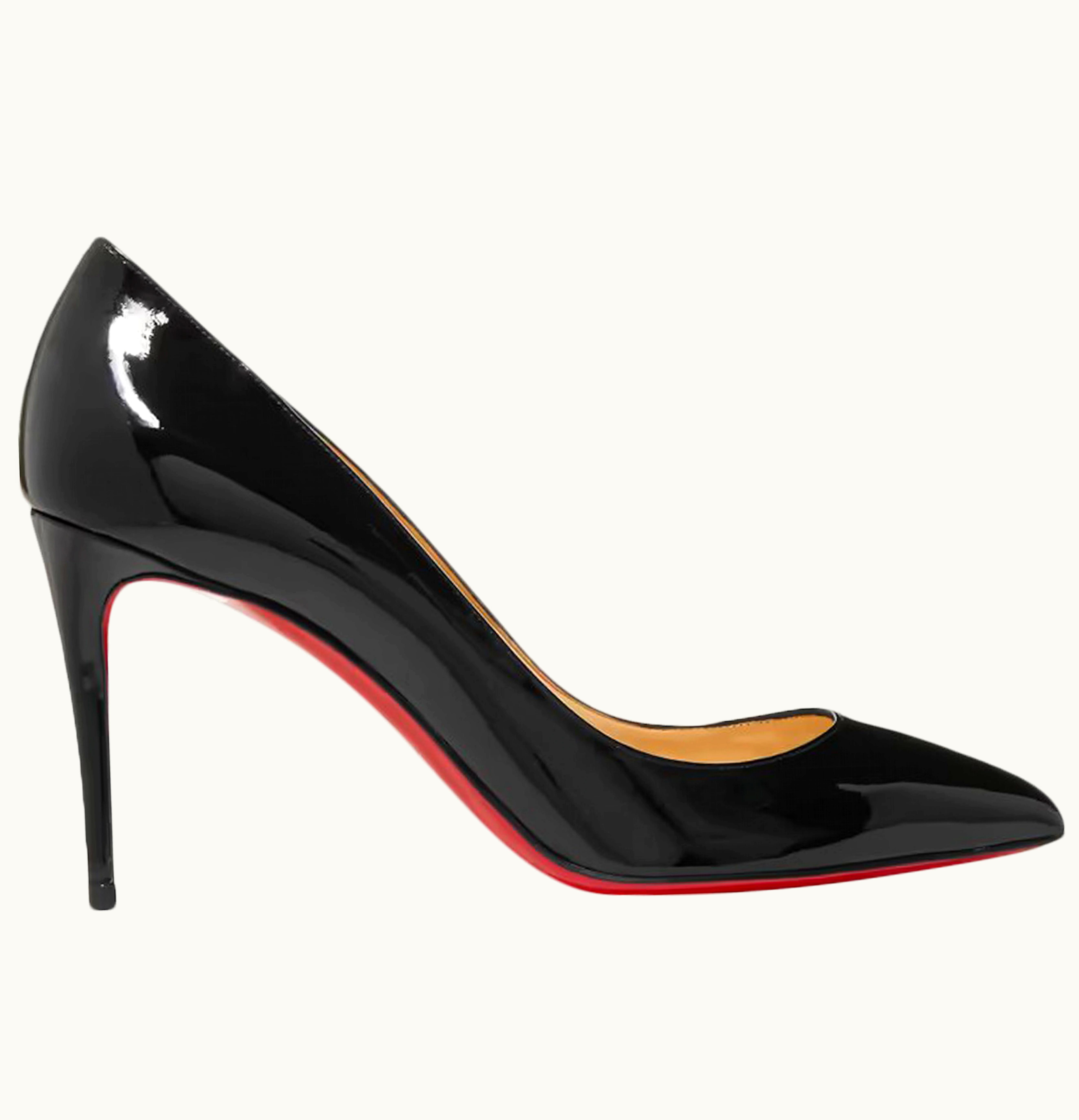 Christian Louboutin Christian Louboutin Pigalle 85mm Pump Black Patent Leather