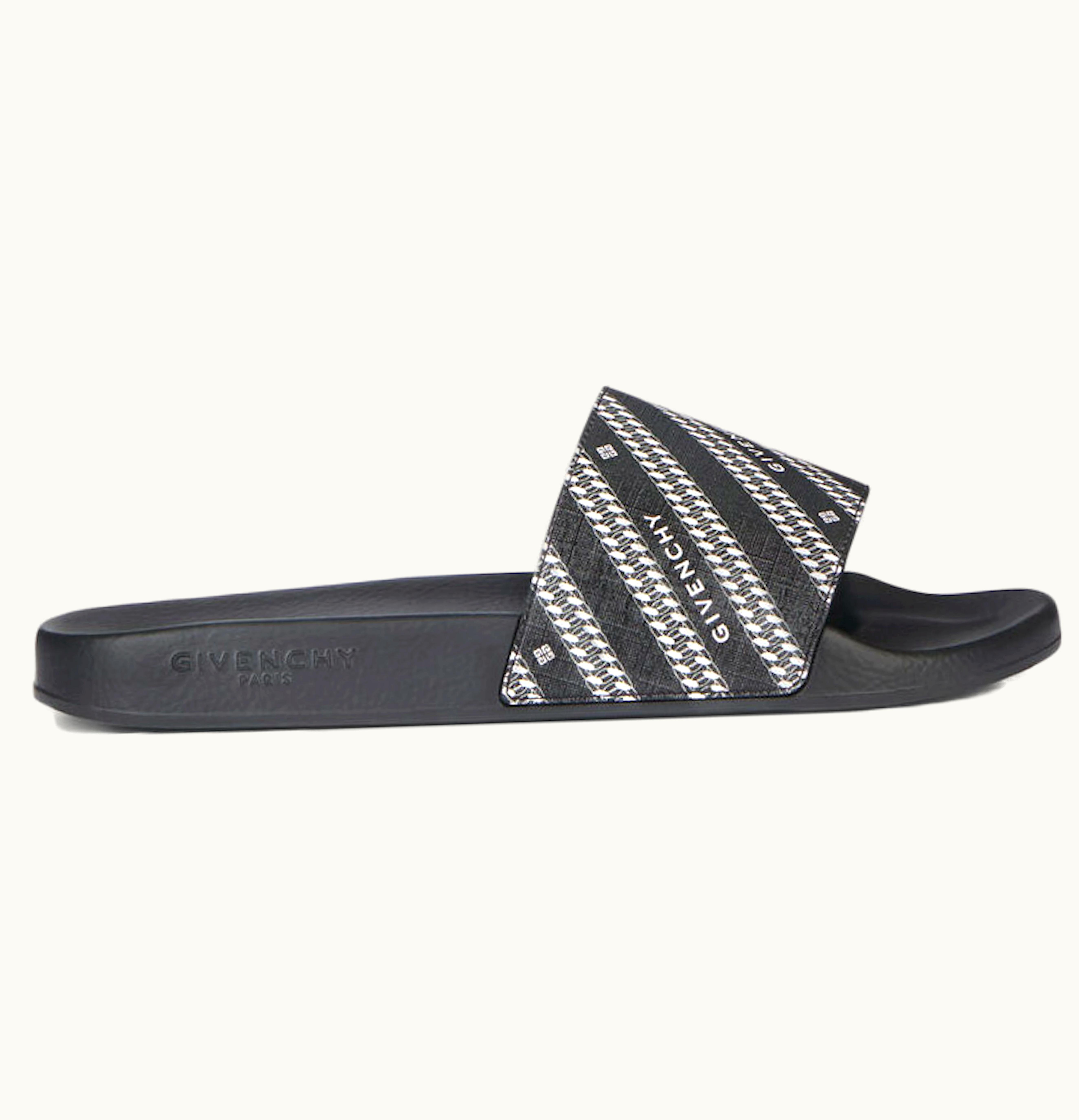 Givenchy Givenchy Chain Flat Sandals Black