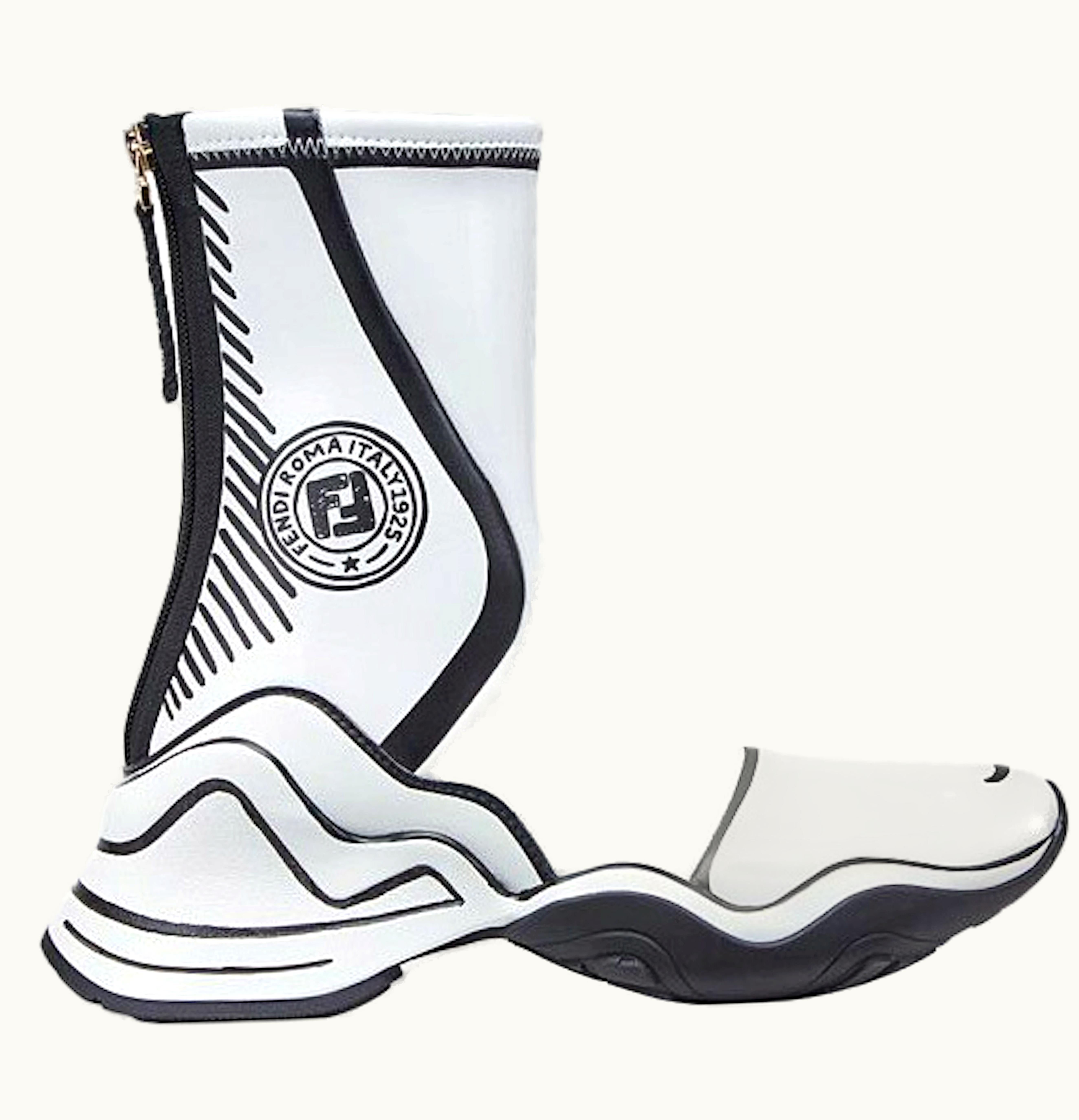 Fendi Fendi x Joshua Vides Leather High Tops White W