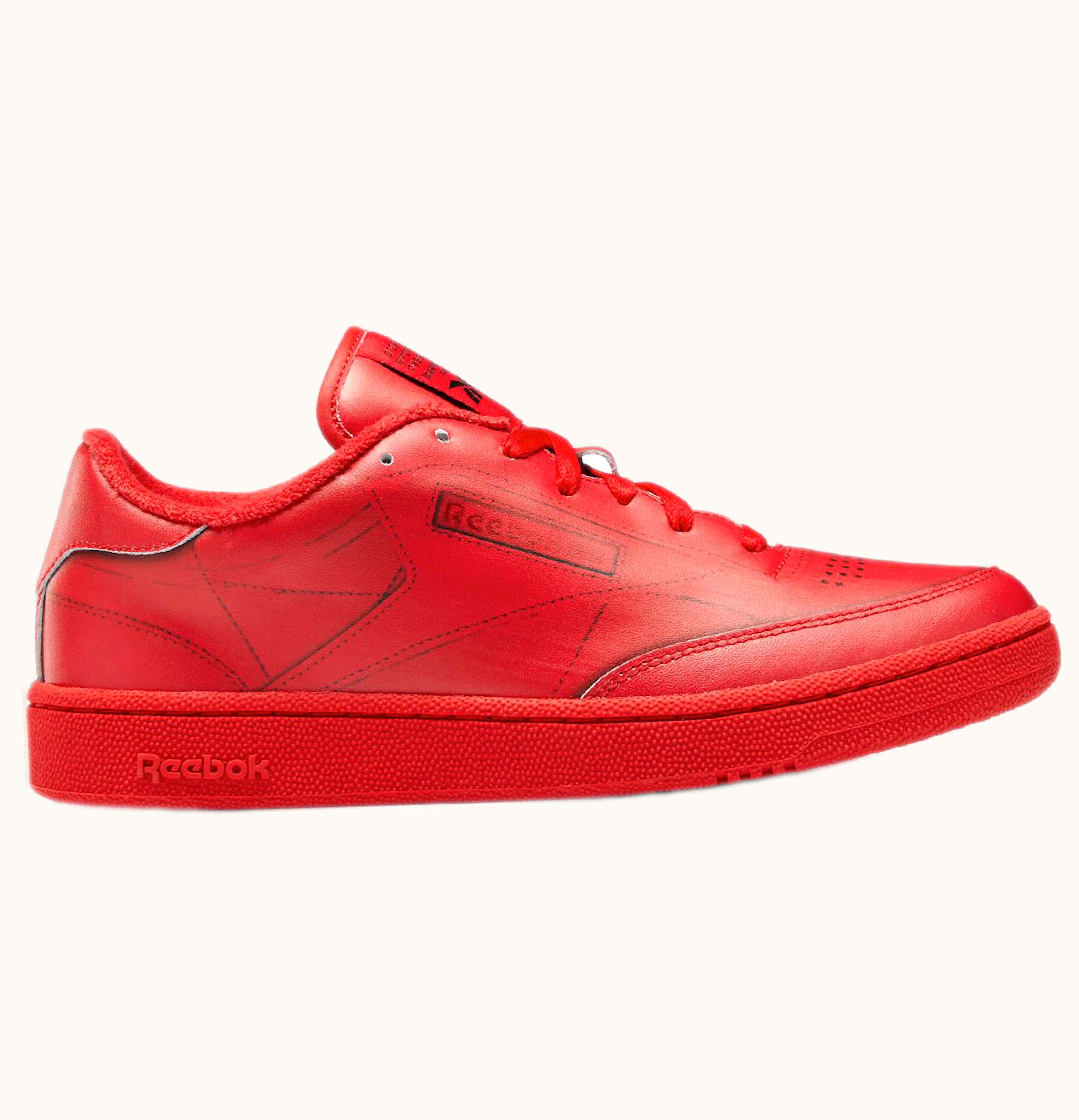 Reebok Reebok Club C TL Maison Margiela Vector Red