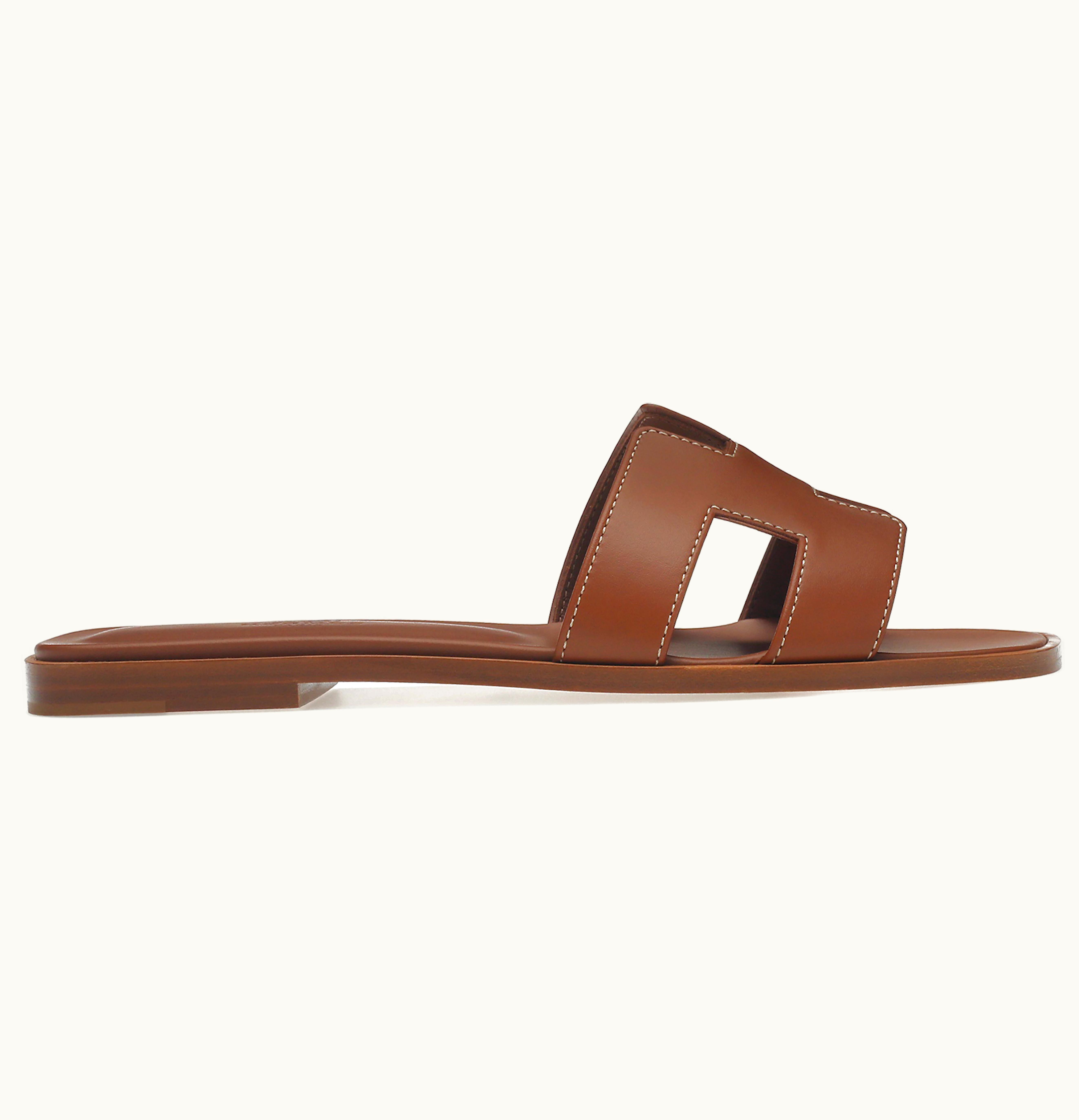 Hermès Hermes Oran Sandal Gold Piqures