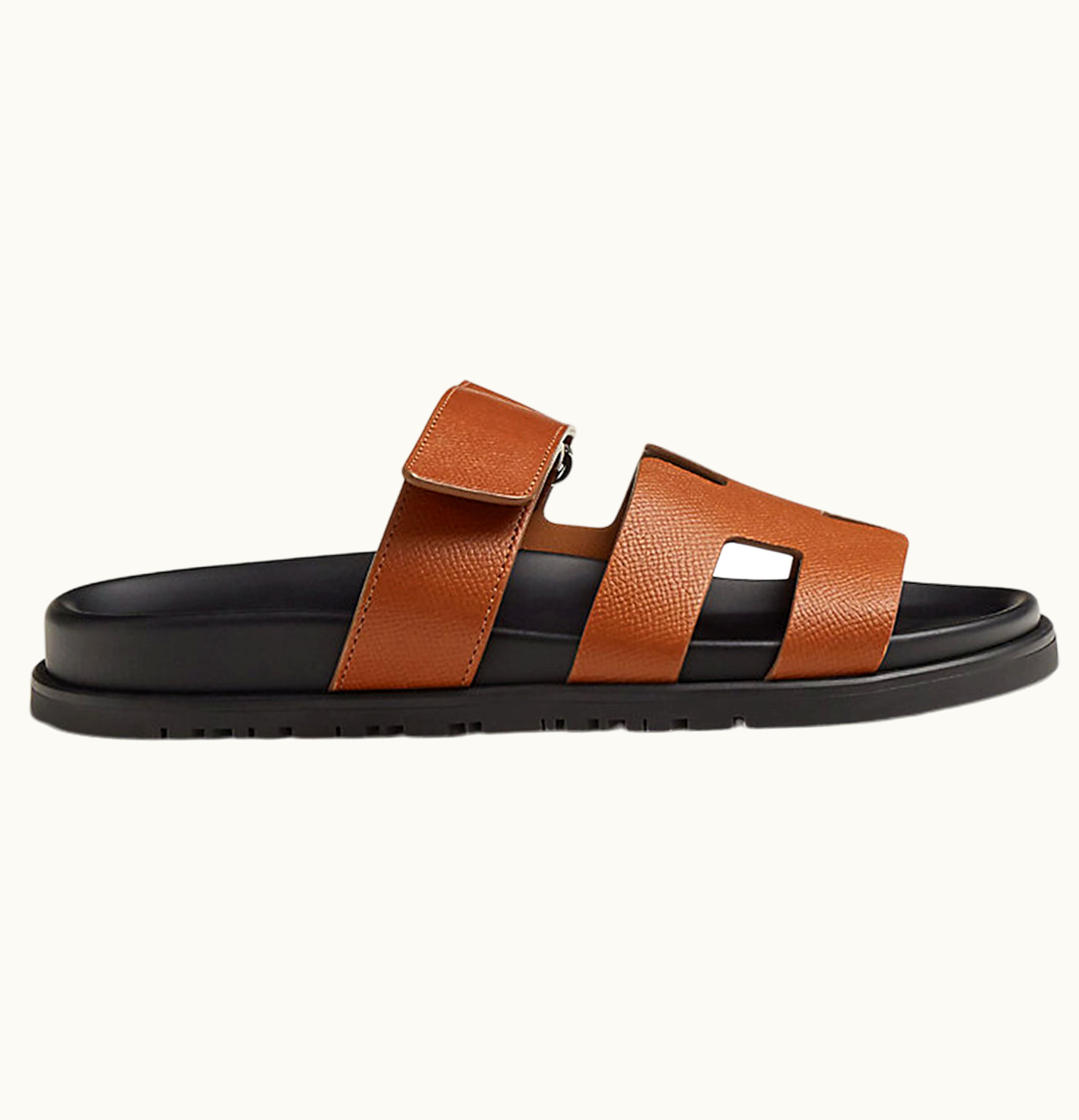 Hermès Hermes Chypre Sandal Natural Leather W
