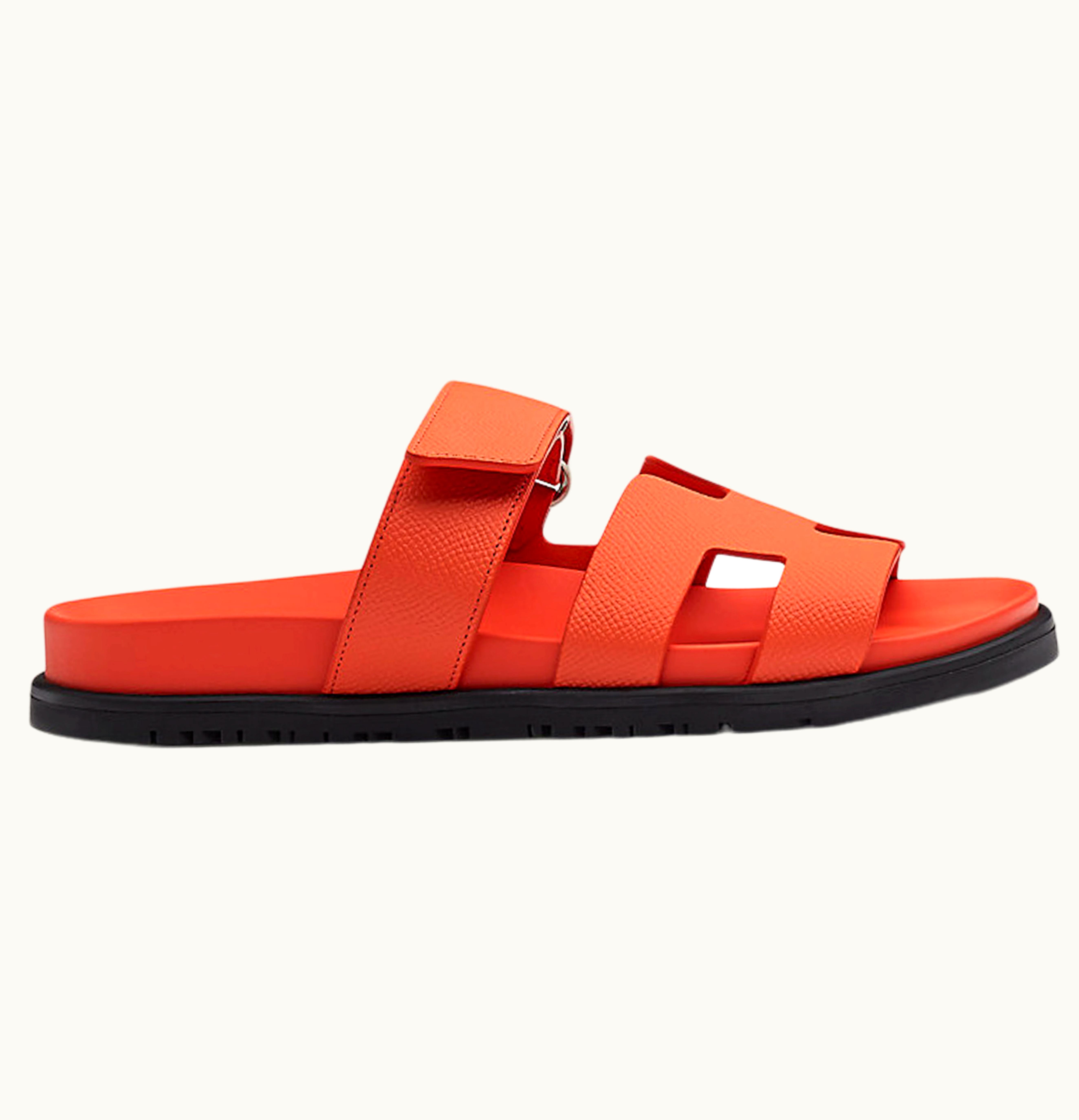 Hermès Hermes Chypre Sandal Rose Sorbet Leather W