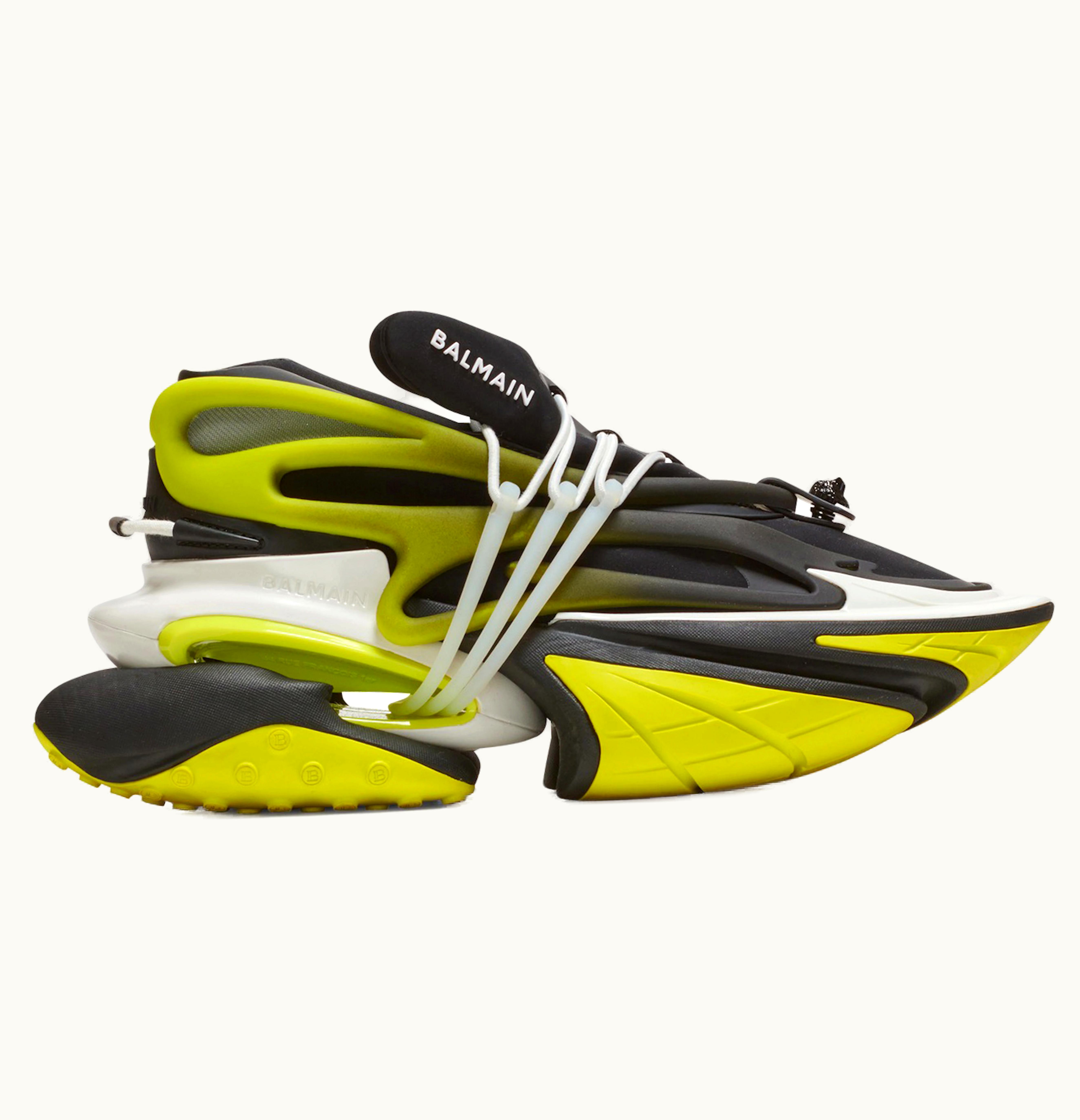 Balmain Balmain Unicorn Low Top Black Yellow