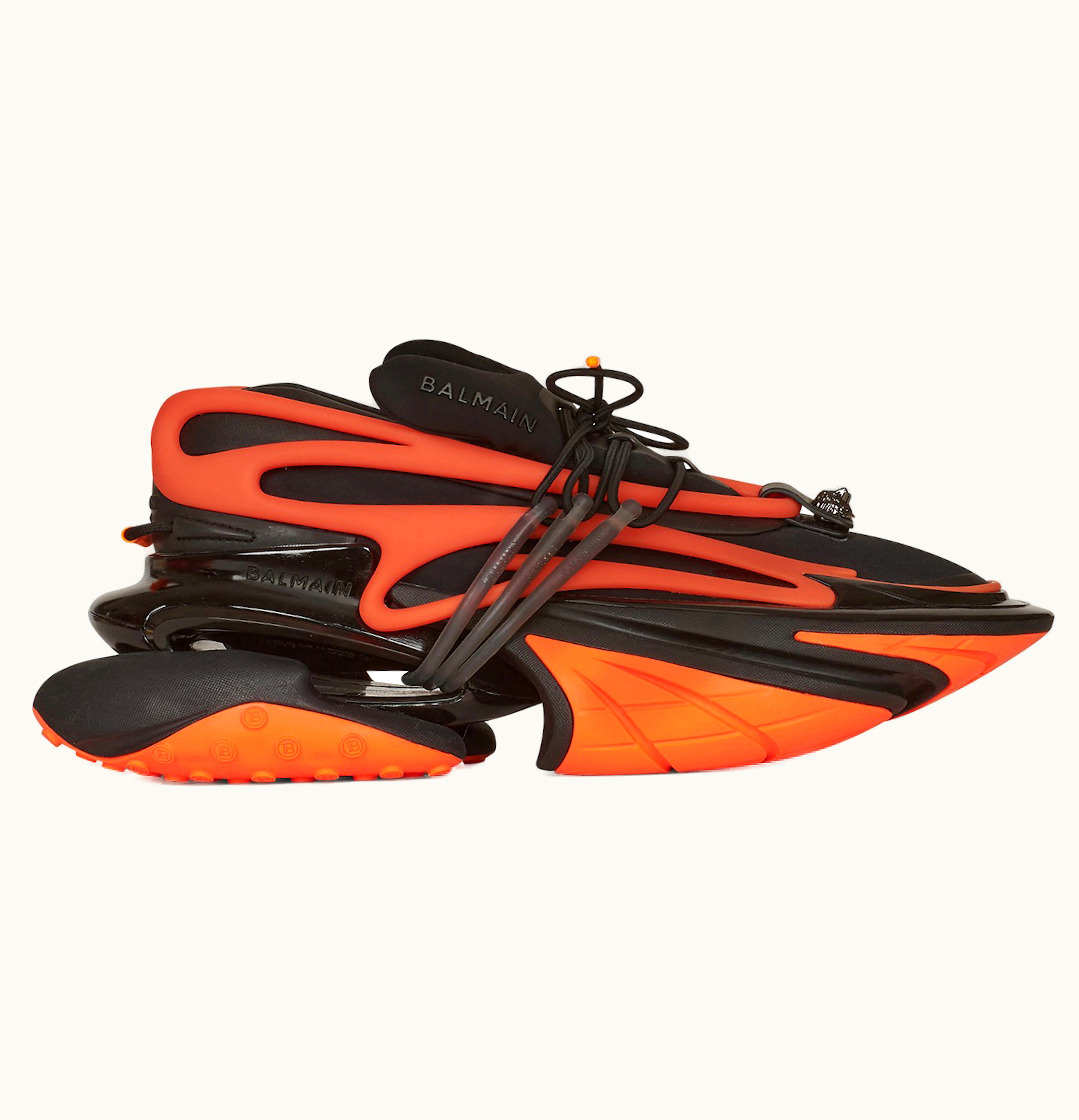 Balmain Balmain Unicorn Low Top Orange Black