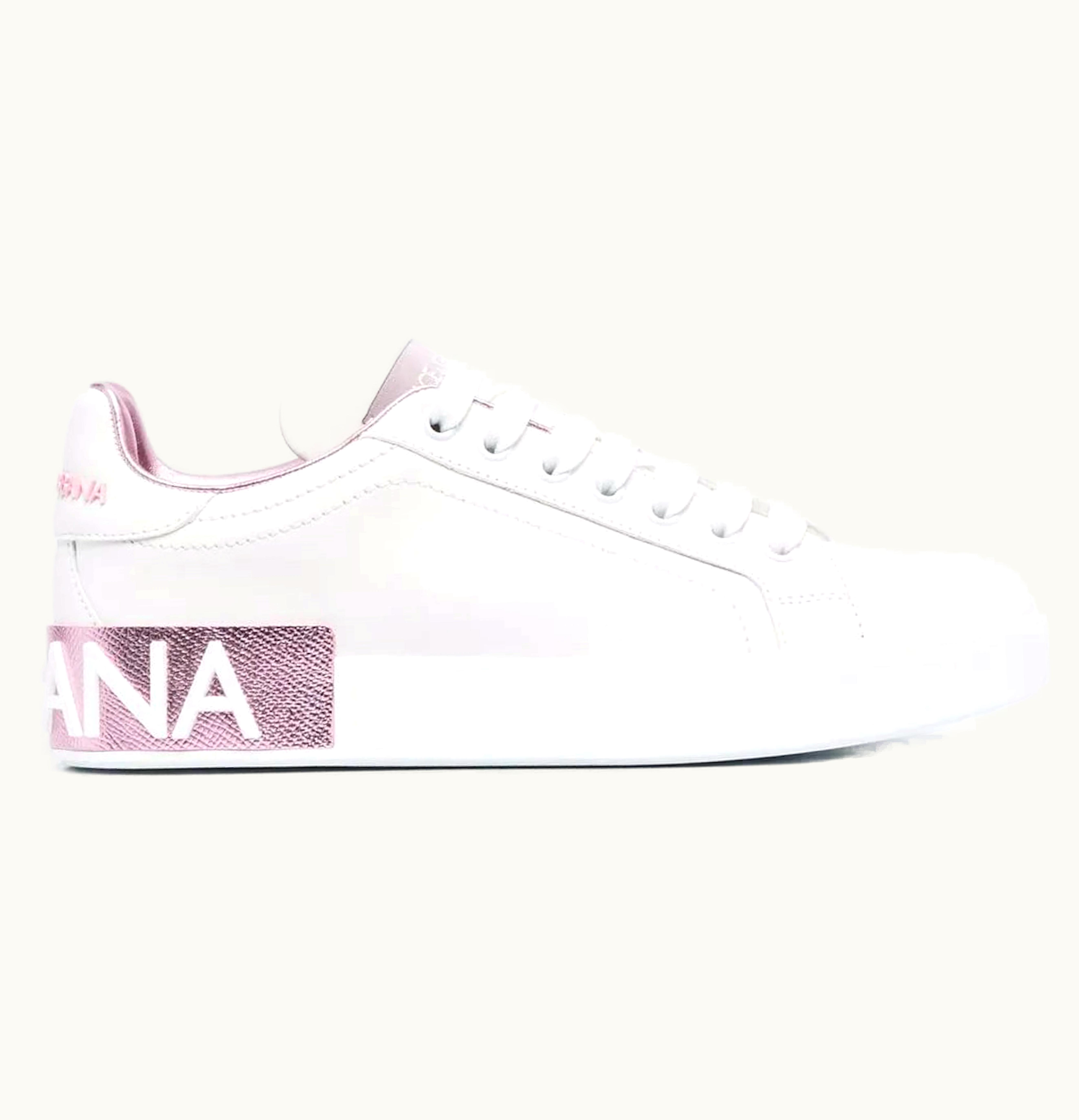 Dolce & Gabbana Dolce Gabbana Portofino White Metallic Pink W