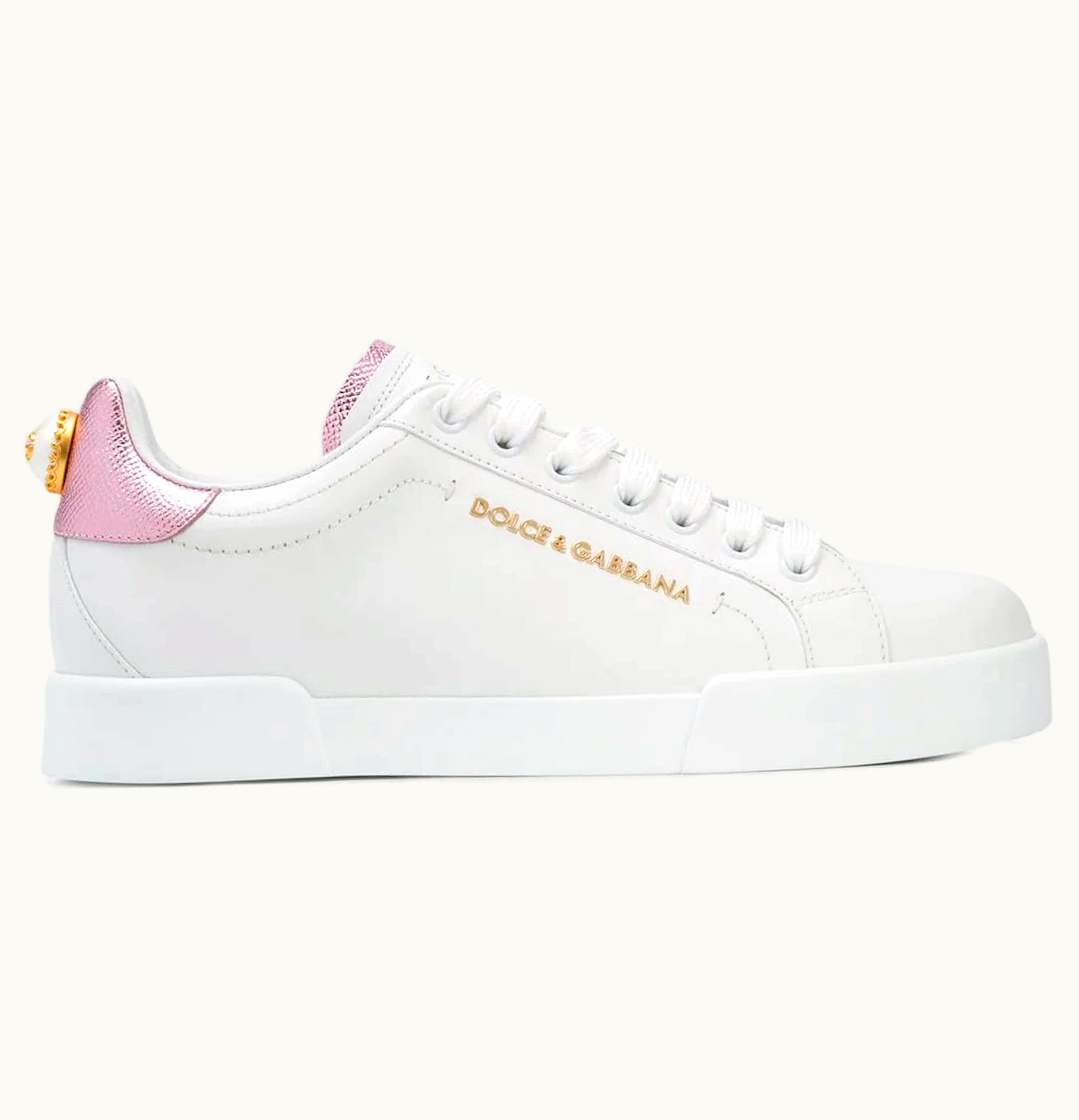 Dolce & Gabbana Dolce Gabbana Portofino White Metallic Pink Pearl