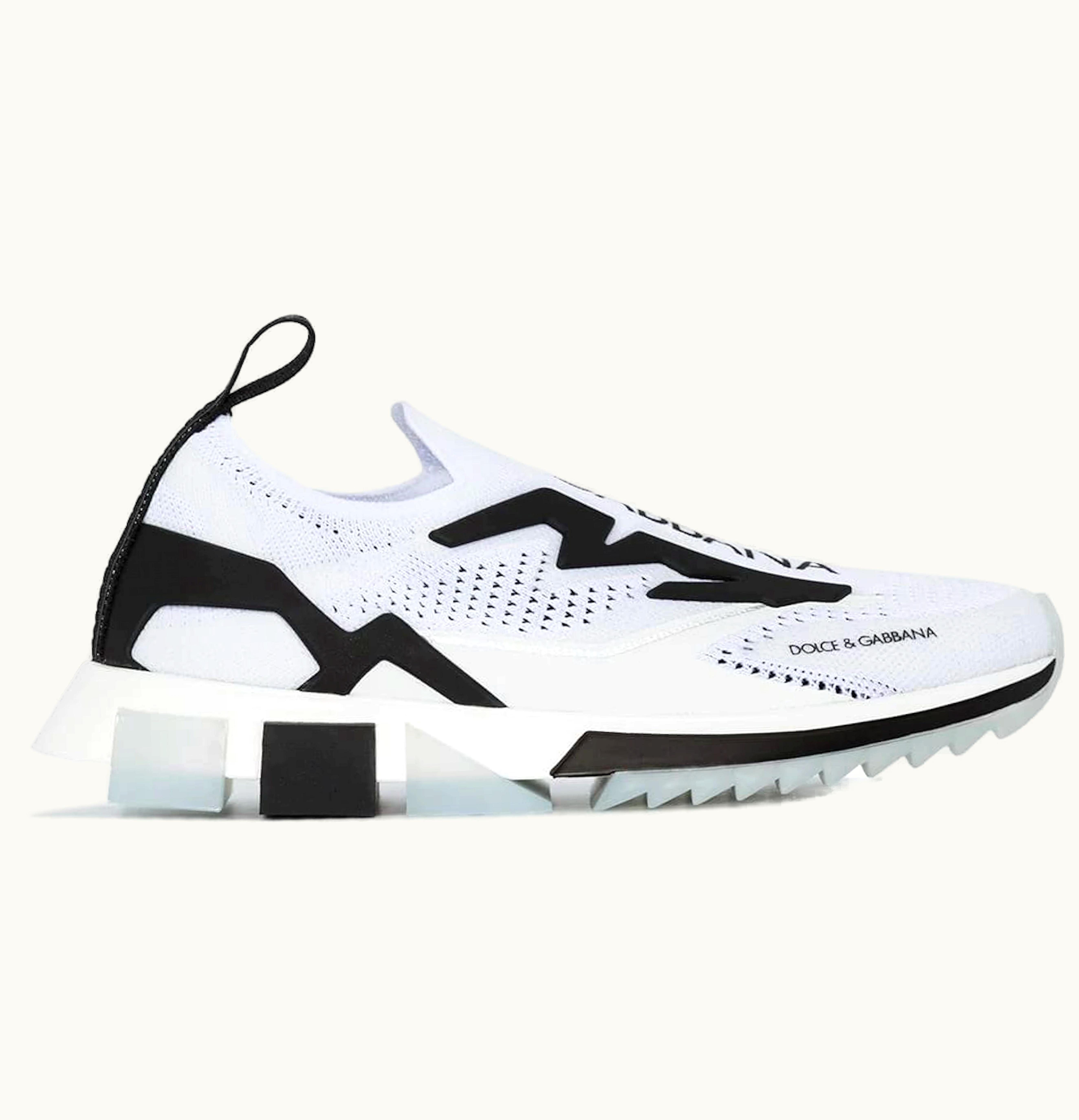 Dolce & Gabbana Dolce Gabbana Sorrento Slip On White Black