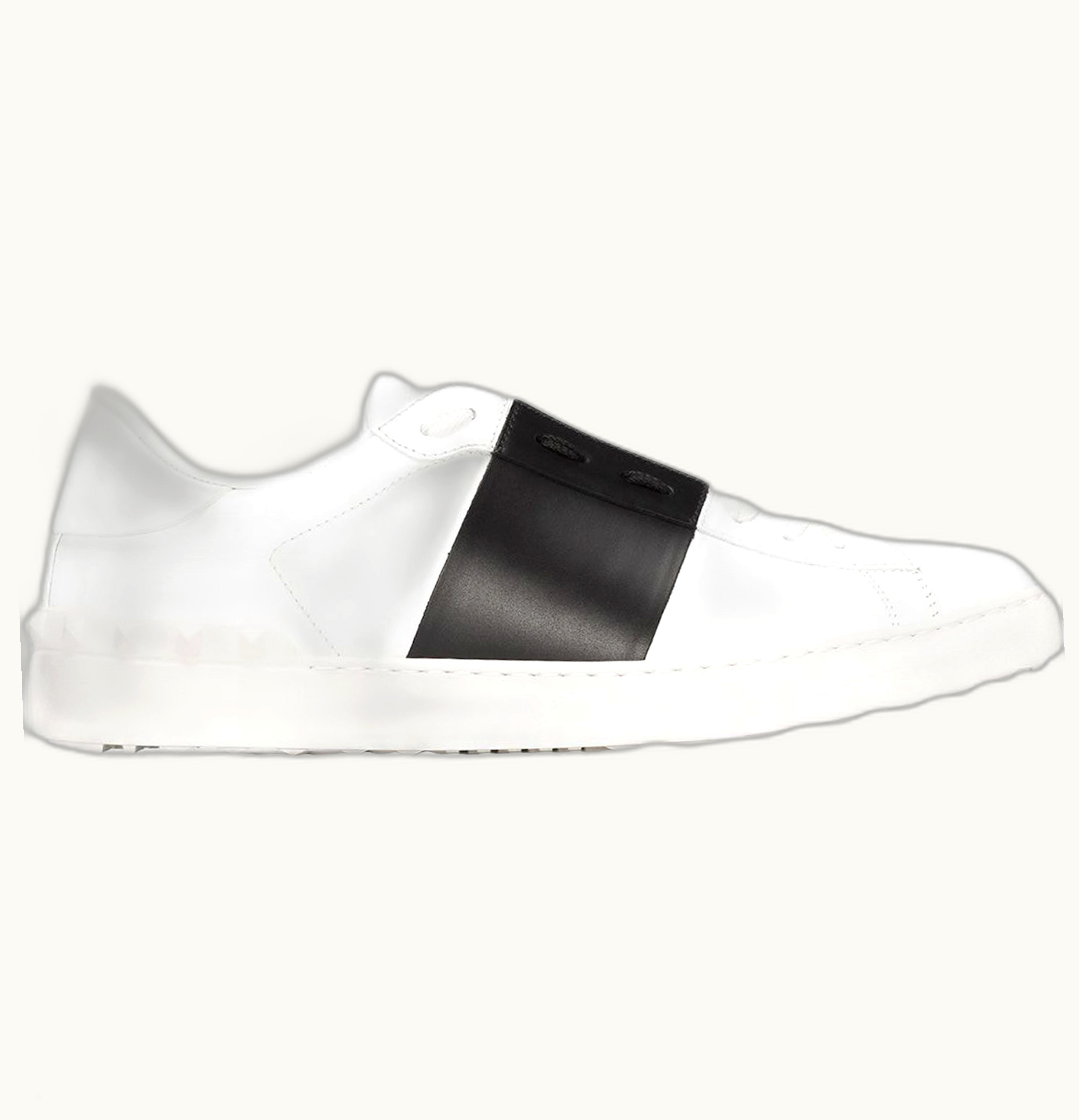 Valentino Valentino Garavani Open White Black Band White