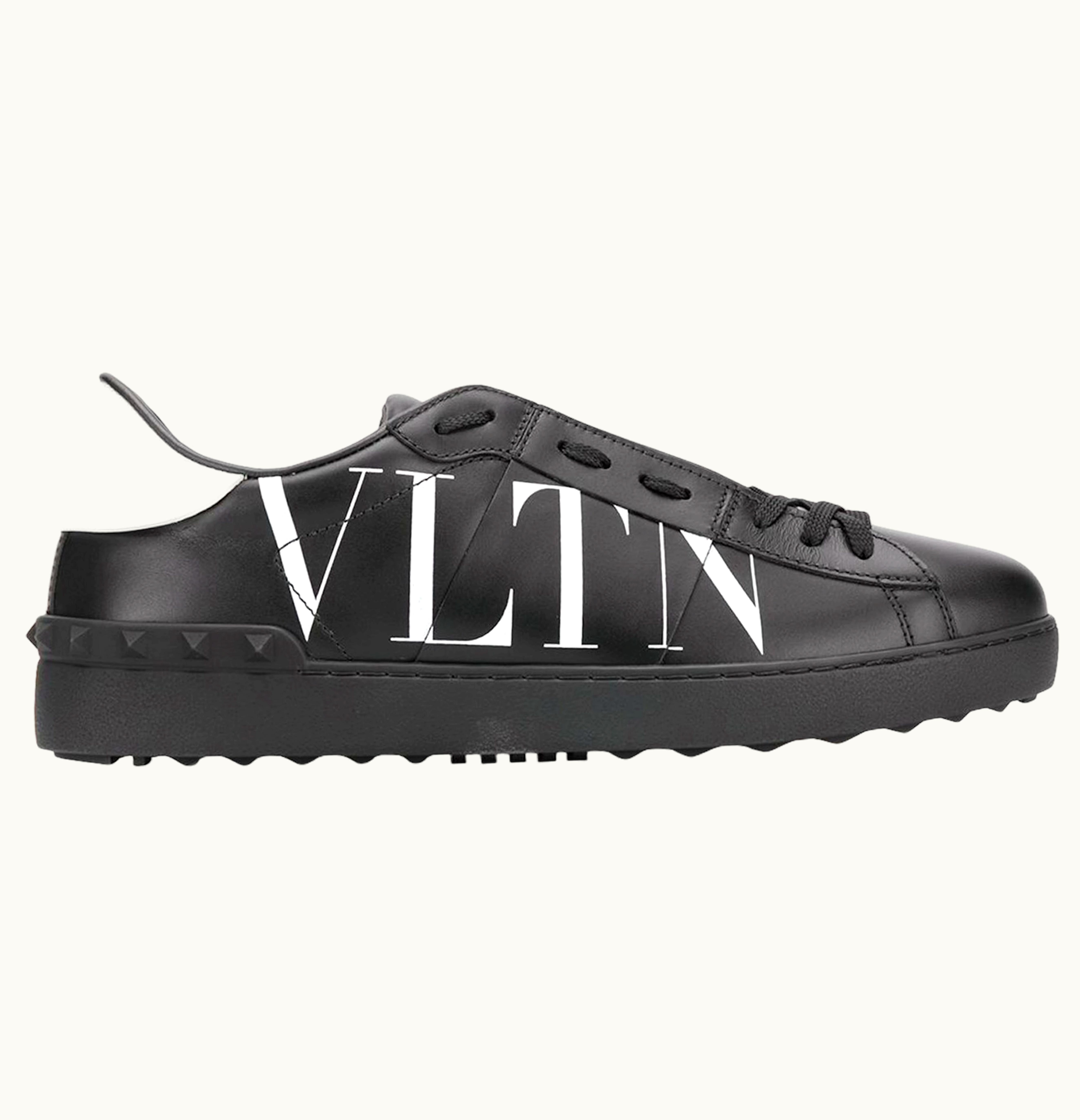 Valentino Valentino Garavani Open VLTN Logo Black White
