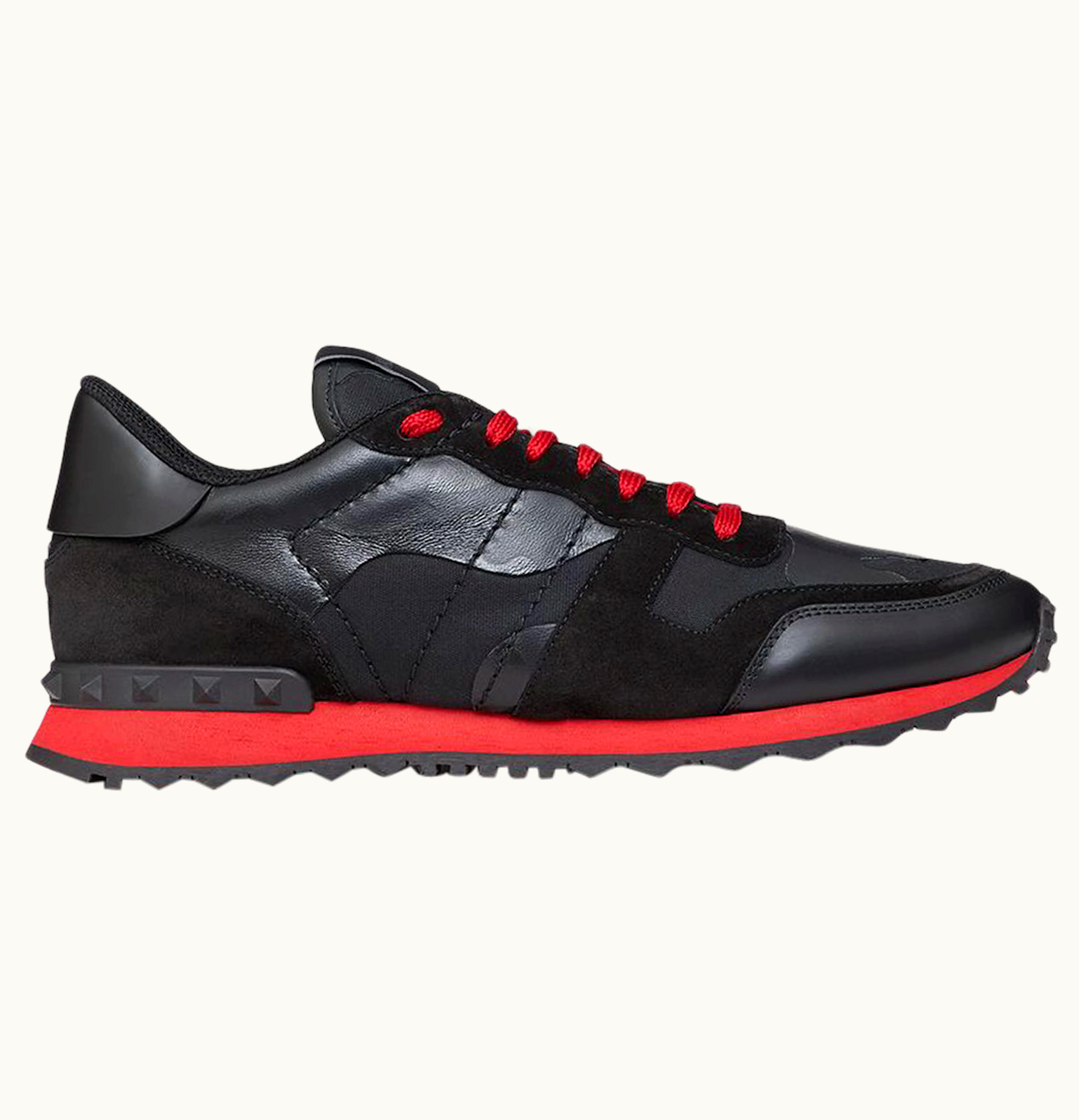 Valentino Valentino Garavani Rockrunner Black Valentino Red