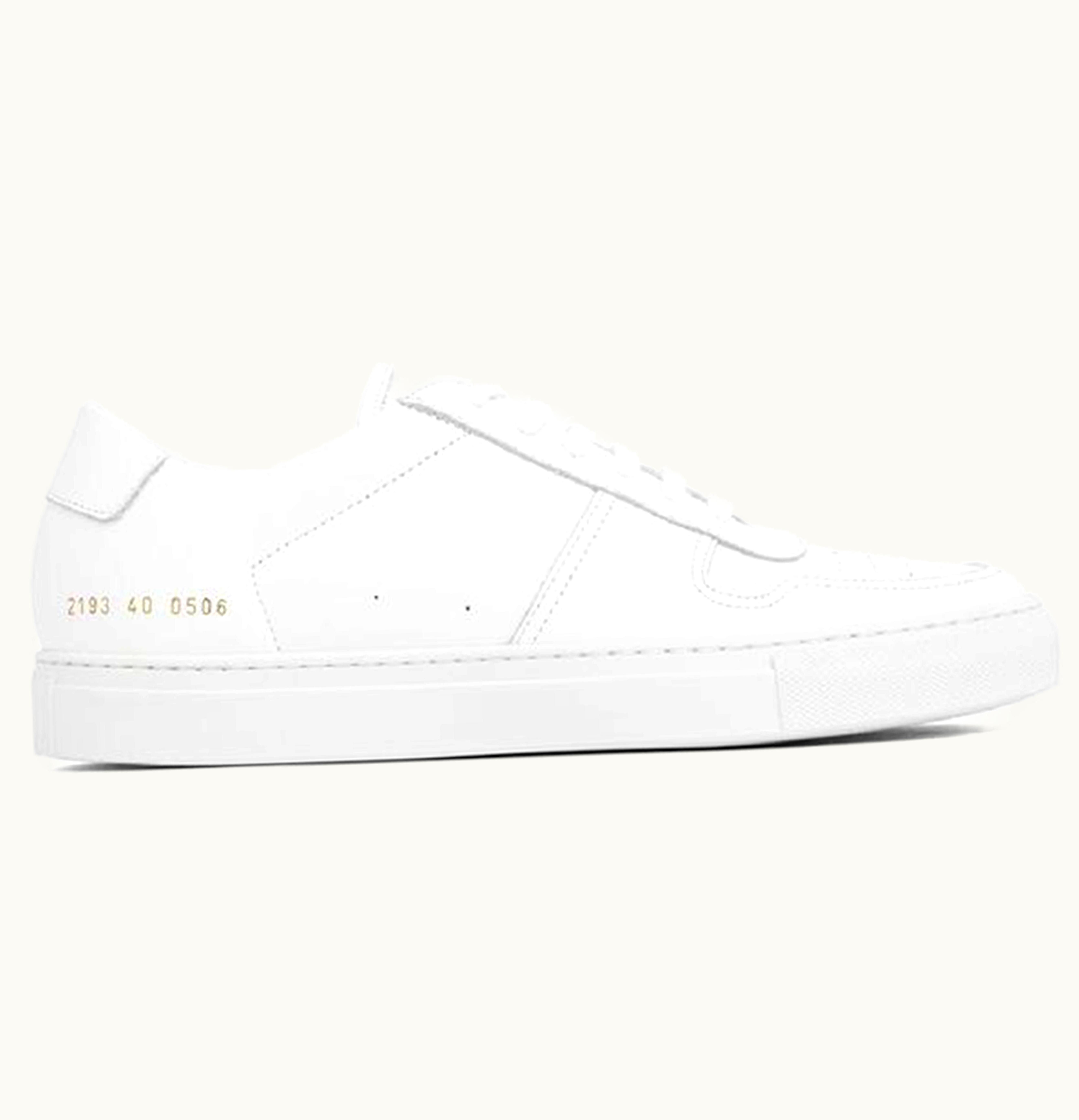 Common Projects Common Projects BBall Low Leather White