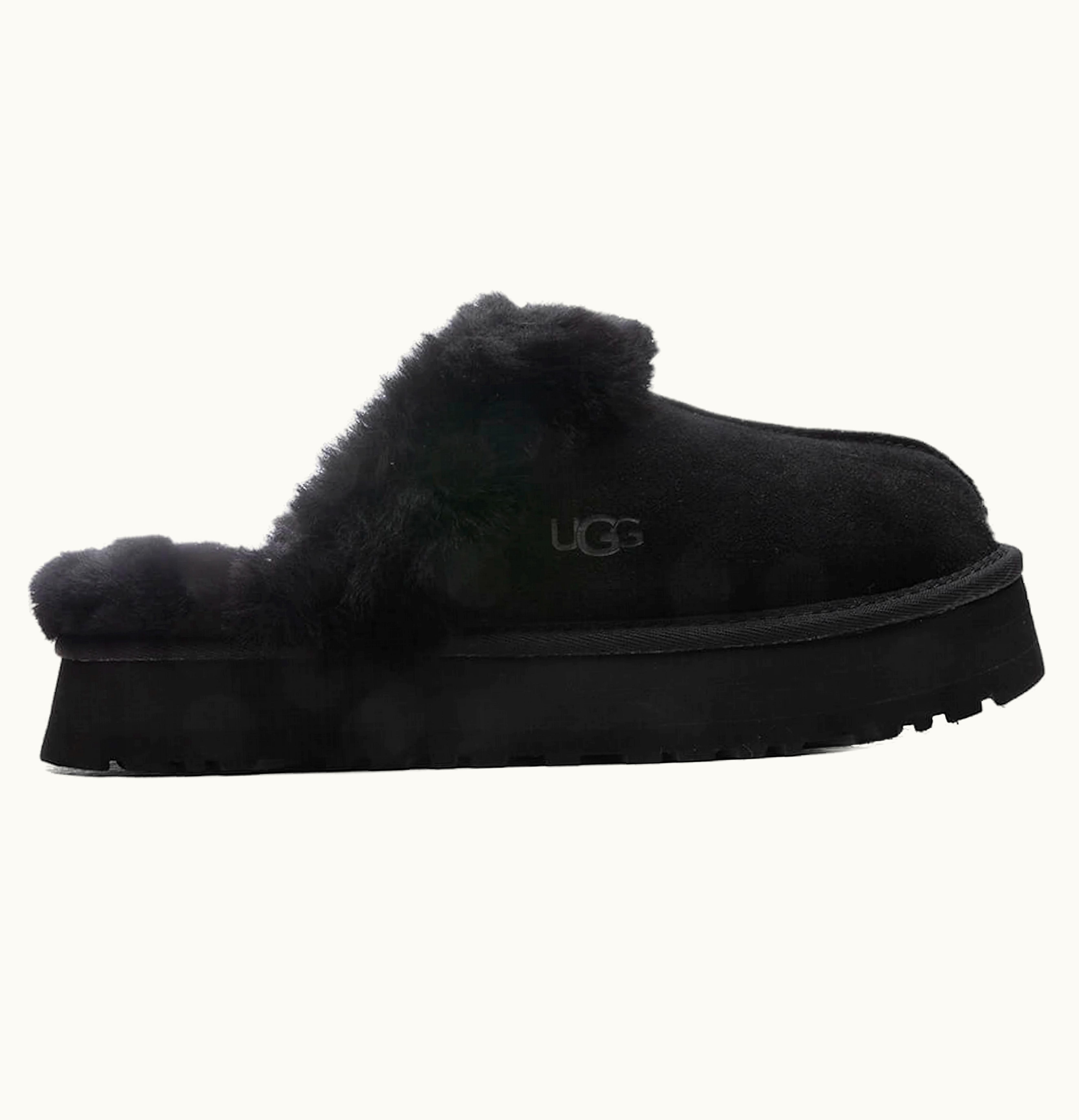 UGG UGG Disquette Slipper Black W