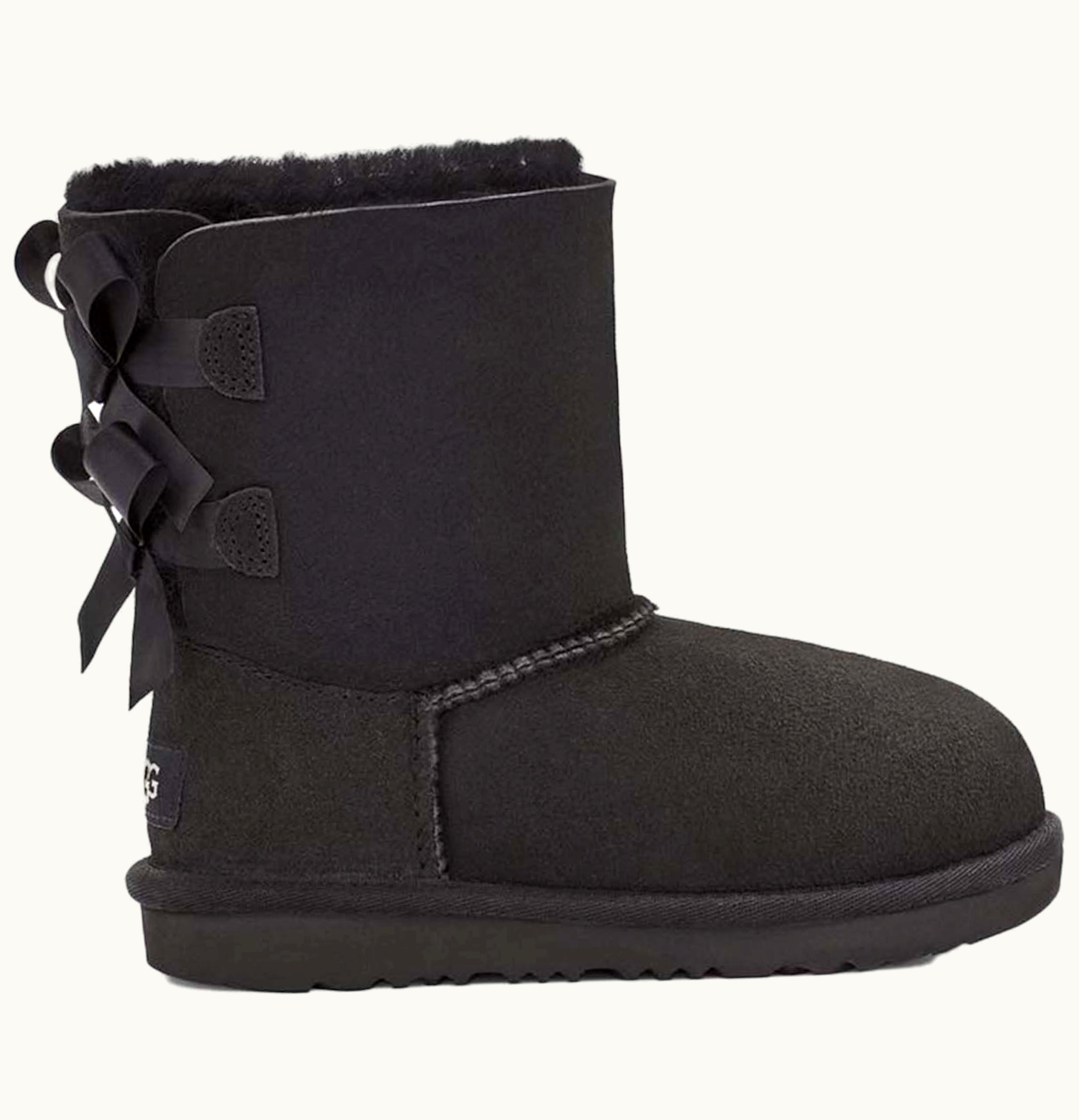 UGG UGG Bailey Bow II Boot Black Kids