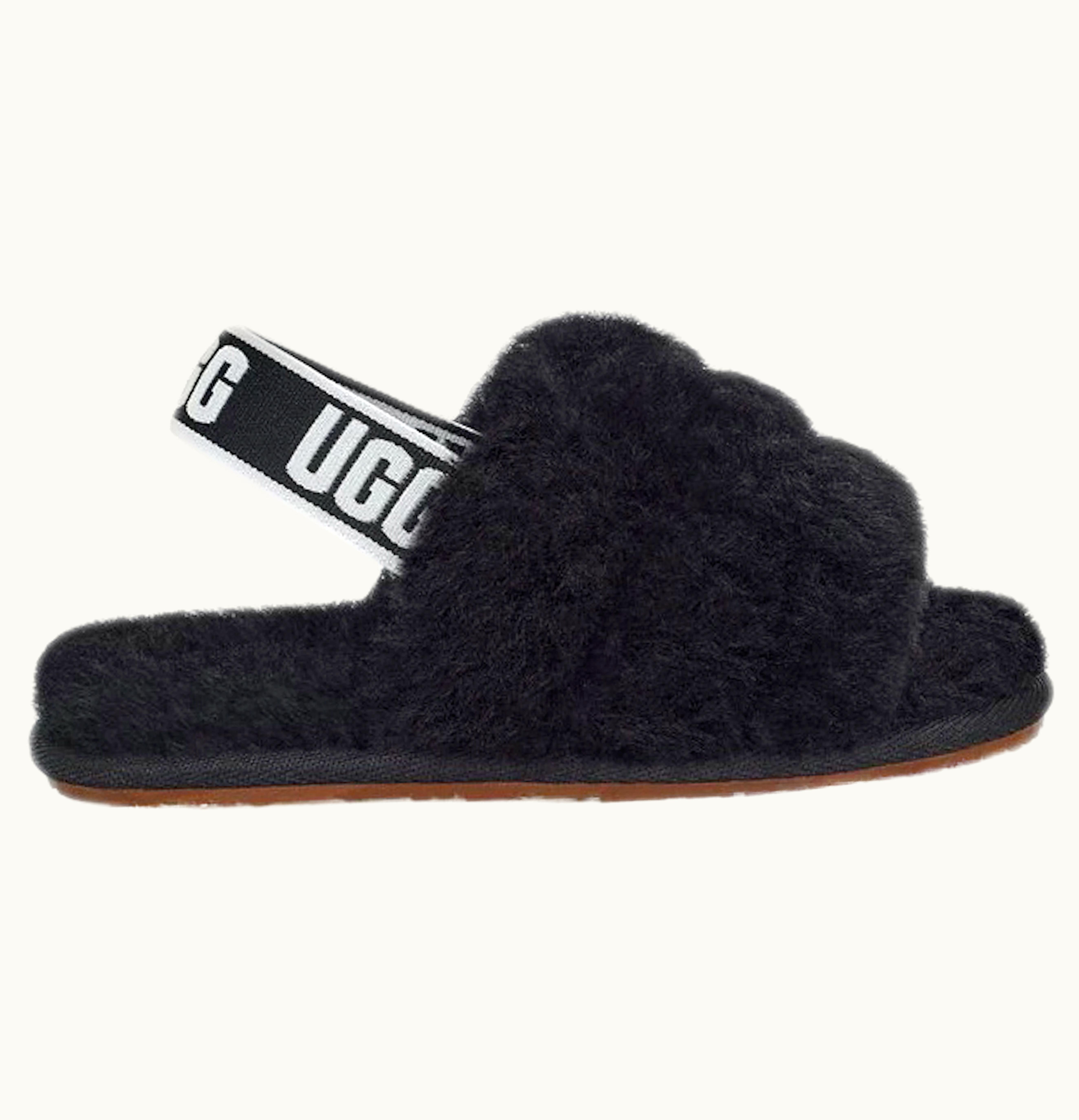 UGG UGG Fluff Yeah Slide Black TD