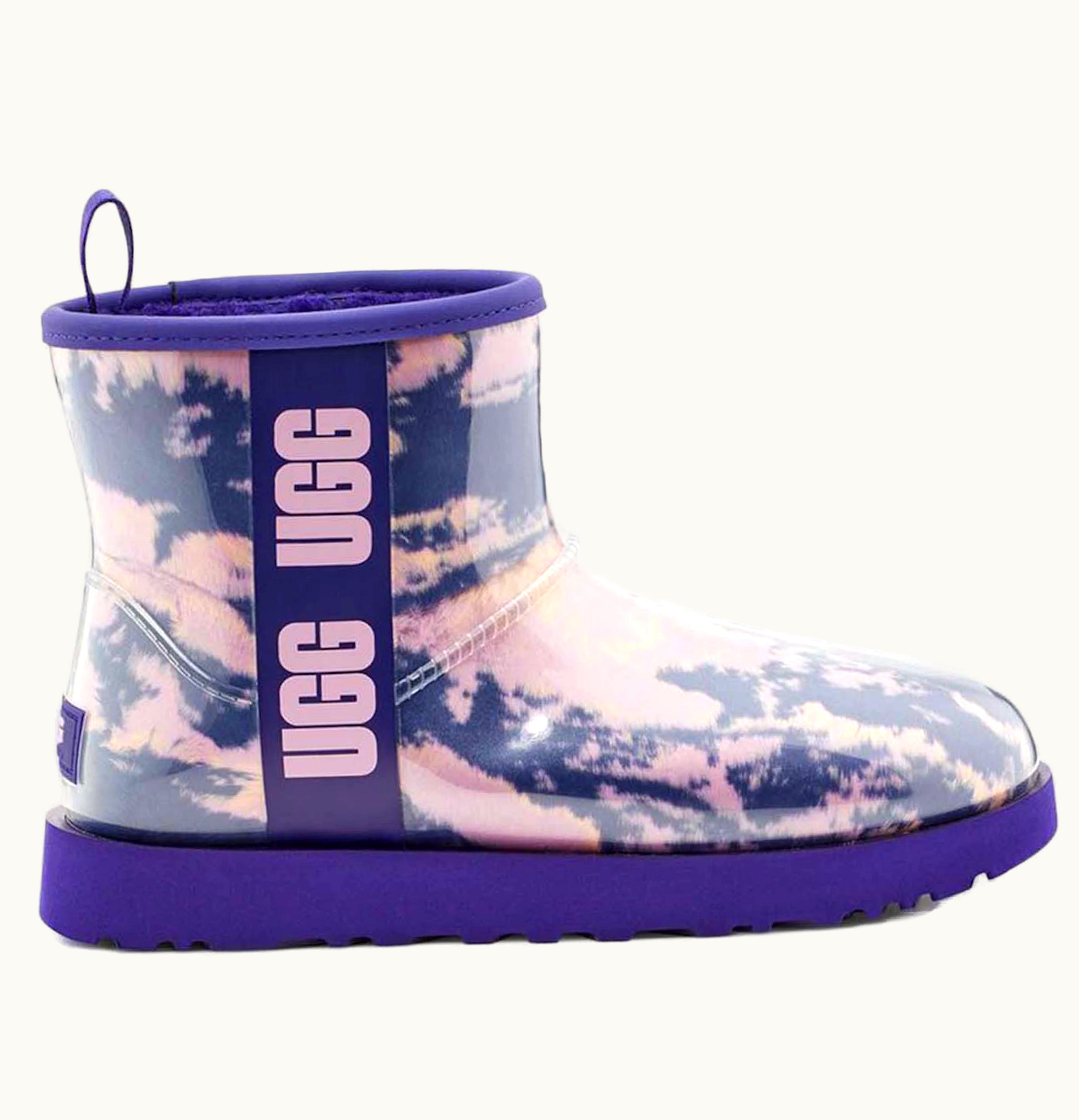 UGG UGG Classic Clear Mini Boot Marble Violet Night W