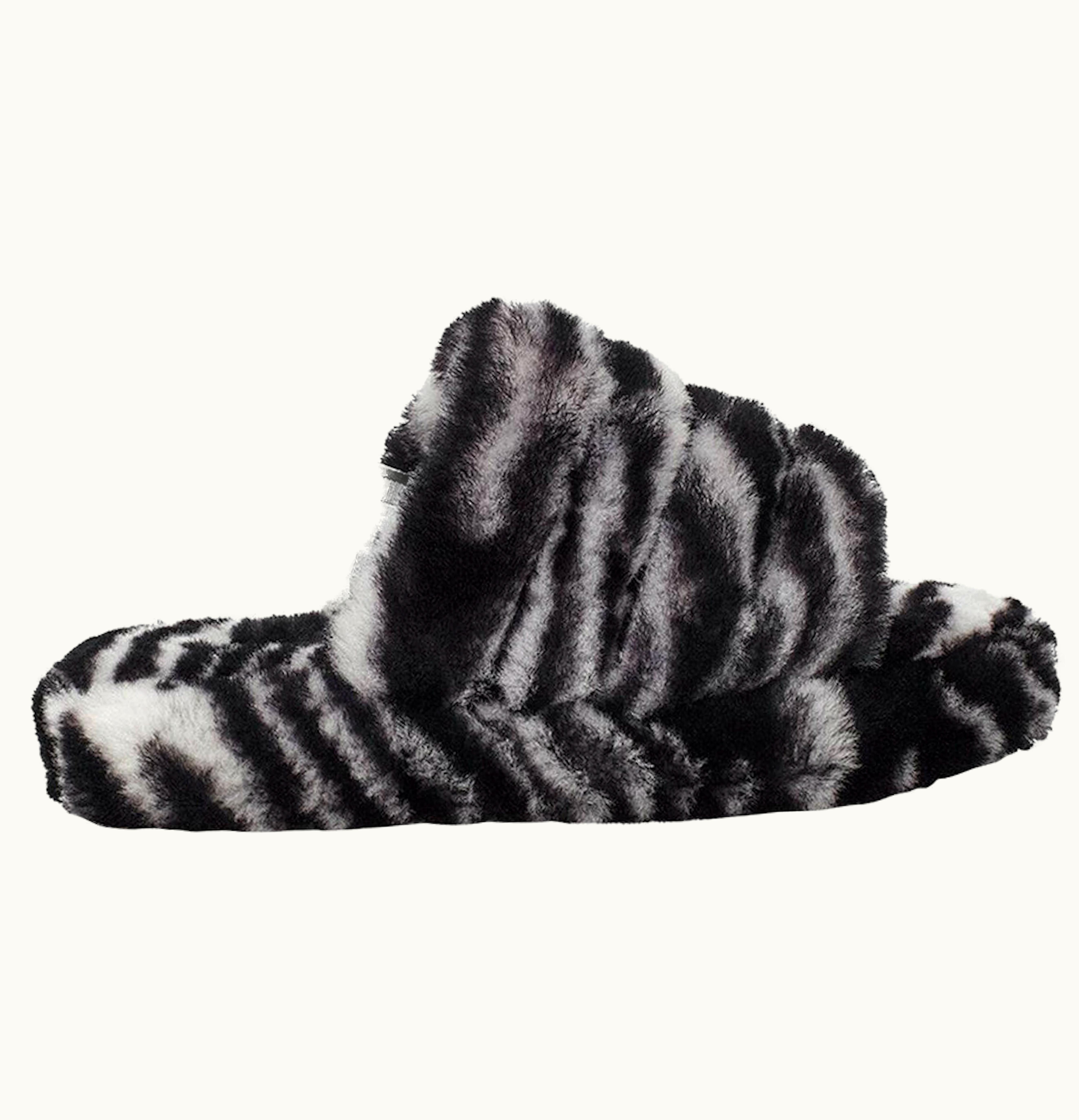 UGG UGG Fluff Yeah Slide Zebra Kids
