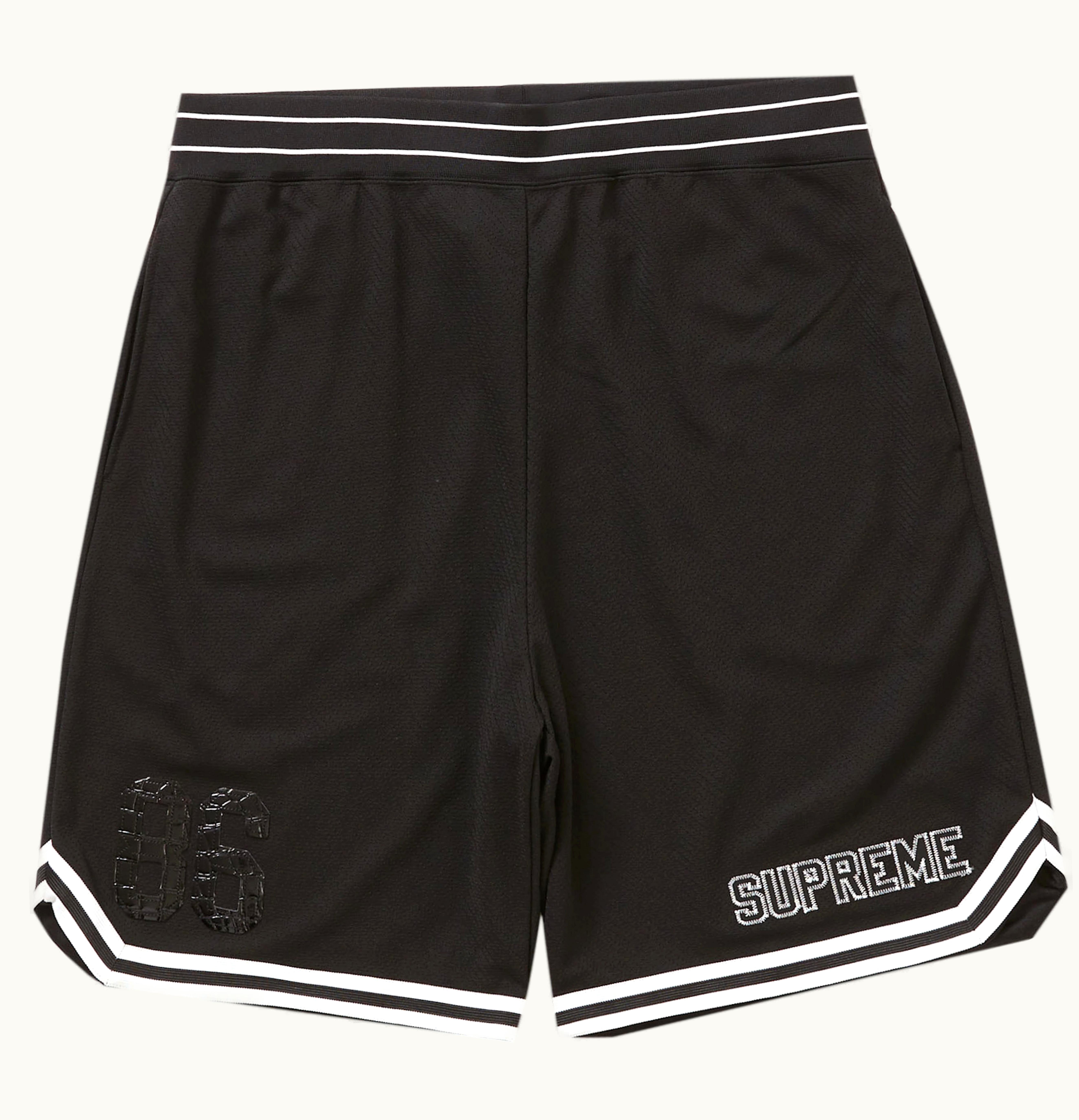 Supreme Supreme Faux Croc Basketball Short Black
