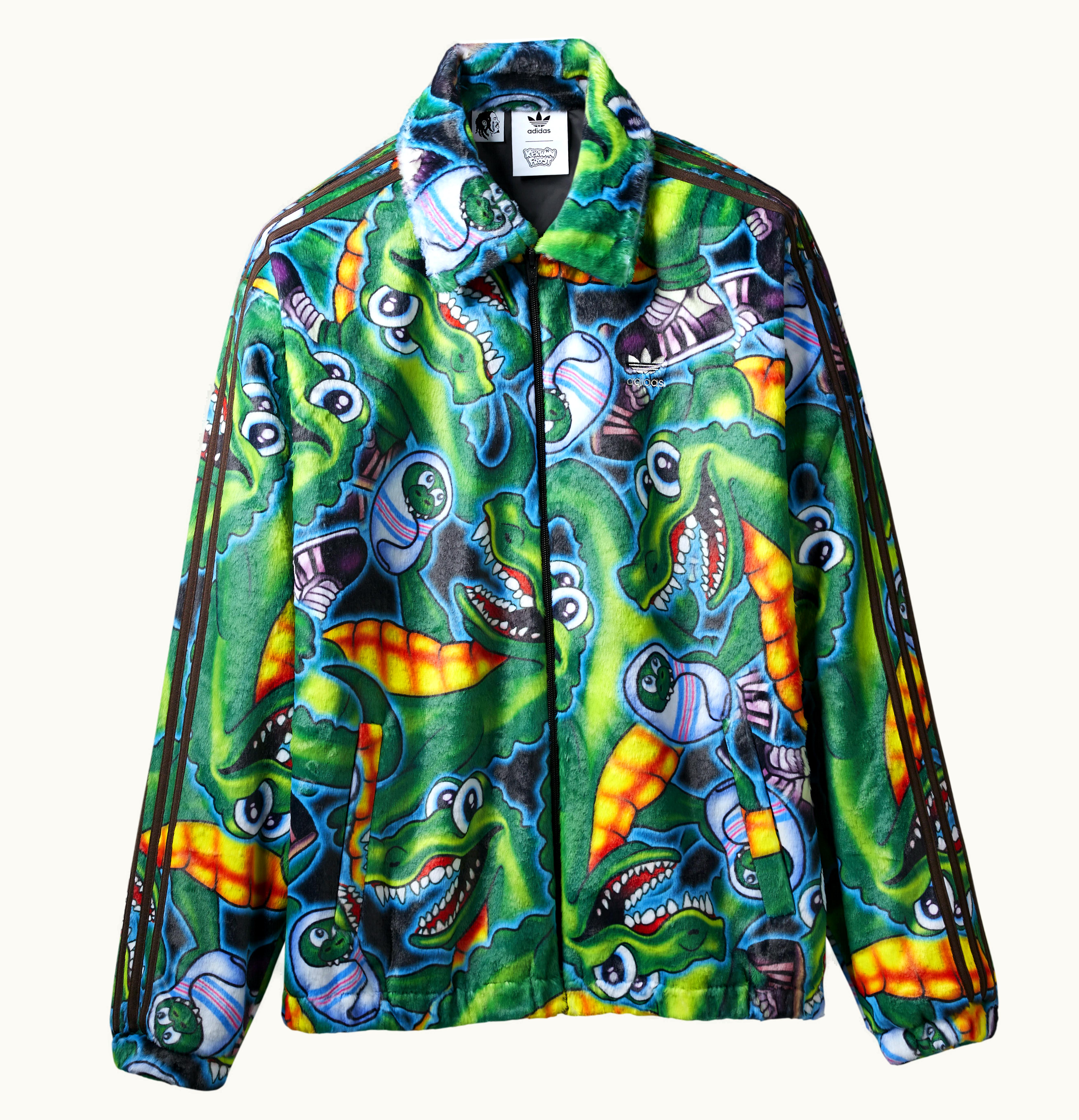 Adidas adidas Kerwin Frost Ms Croc Faux Fur Jacket Green