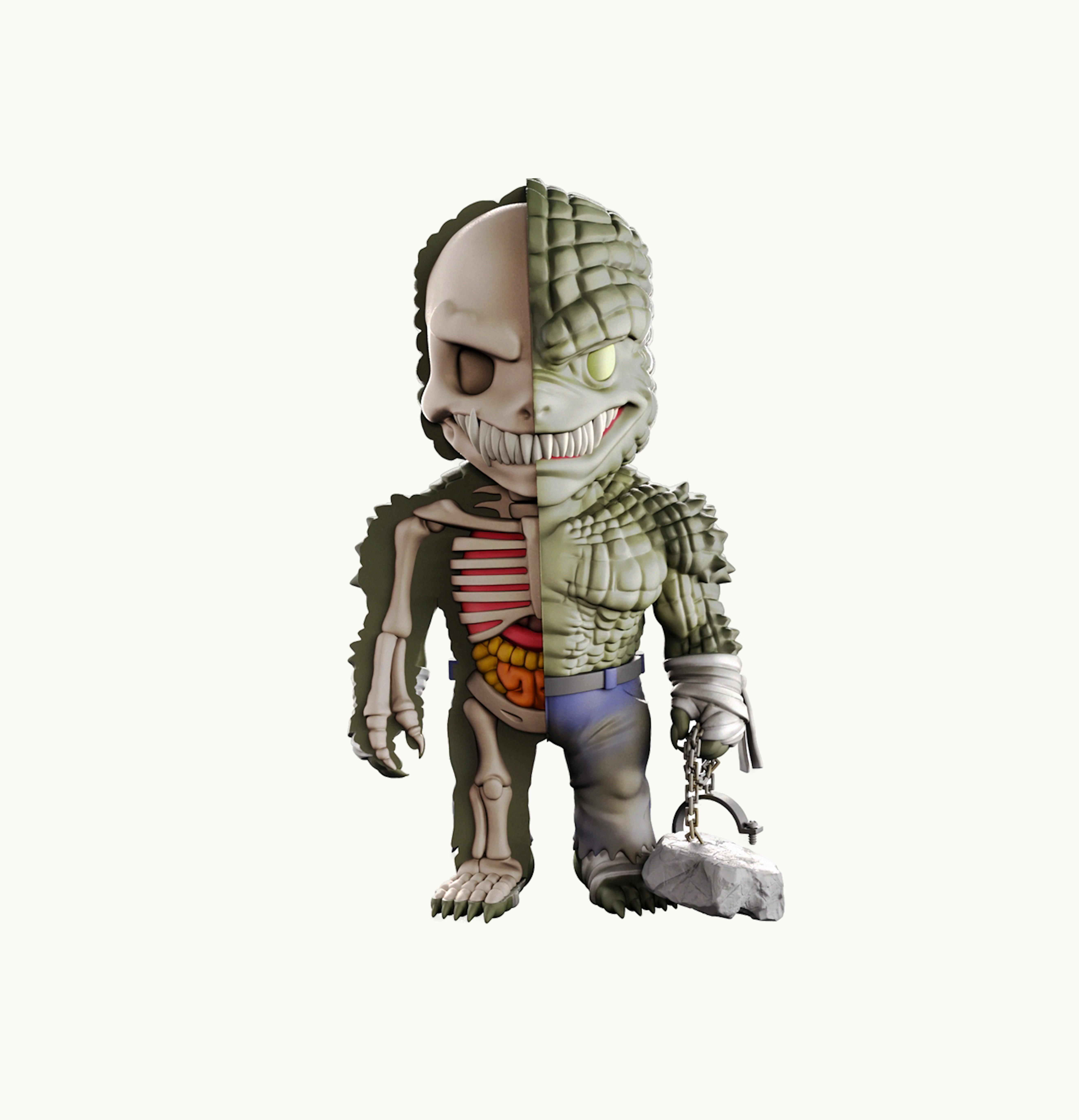 Jason Freeny Jason Freeny XXRAY DC Comics Killer Croc 13 Figure