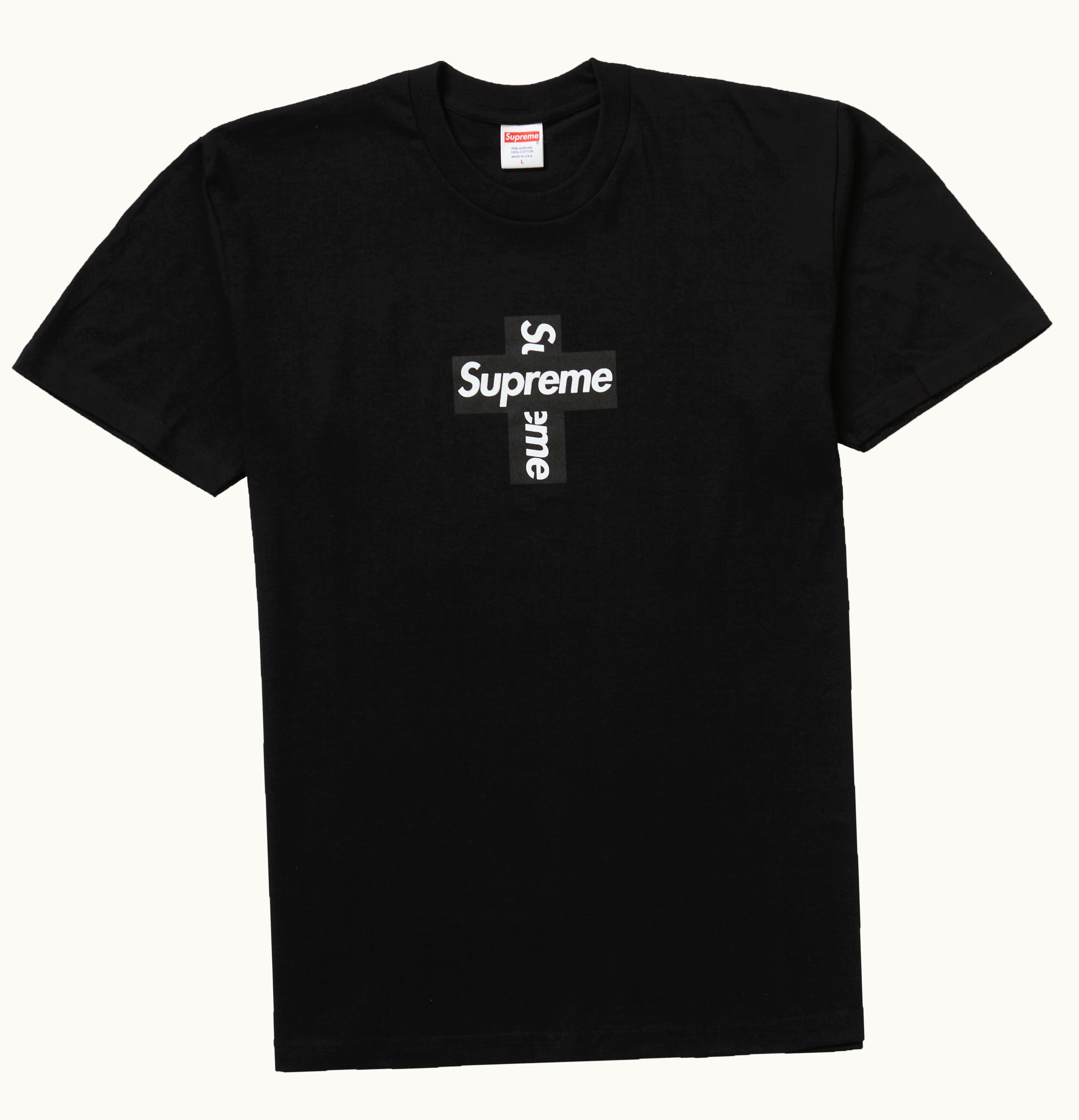 Supreme Supreme Cross Box Logo Tee Black