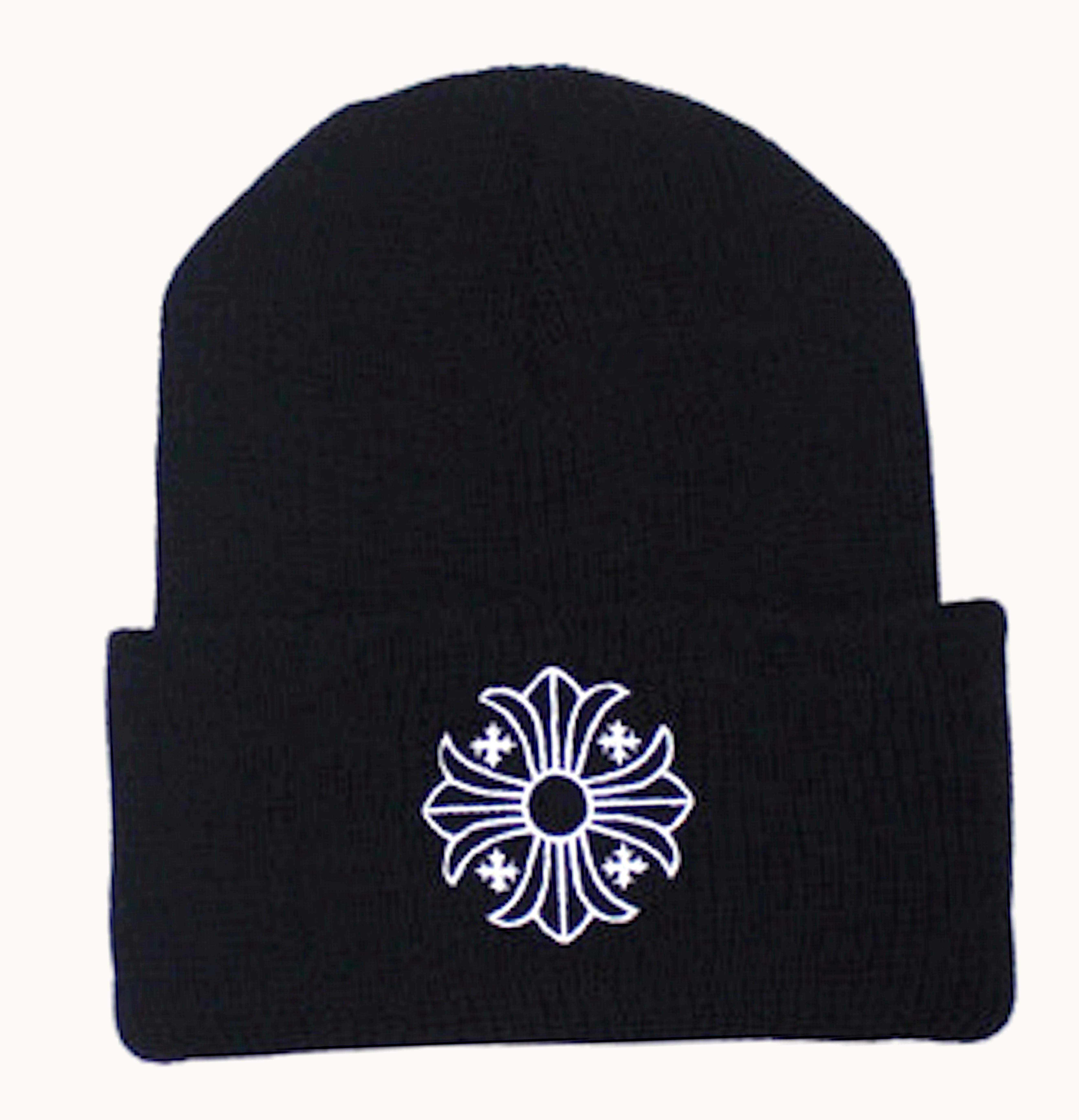 Chrome Hearts Chrome Hearts Plus Cross Beanie Black
