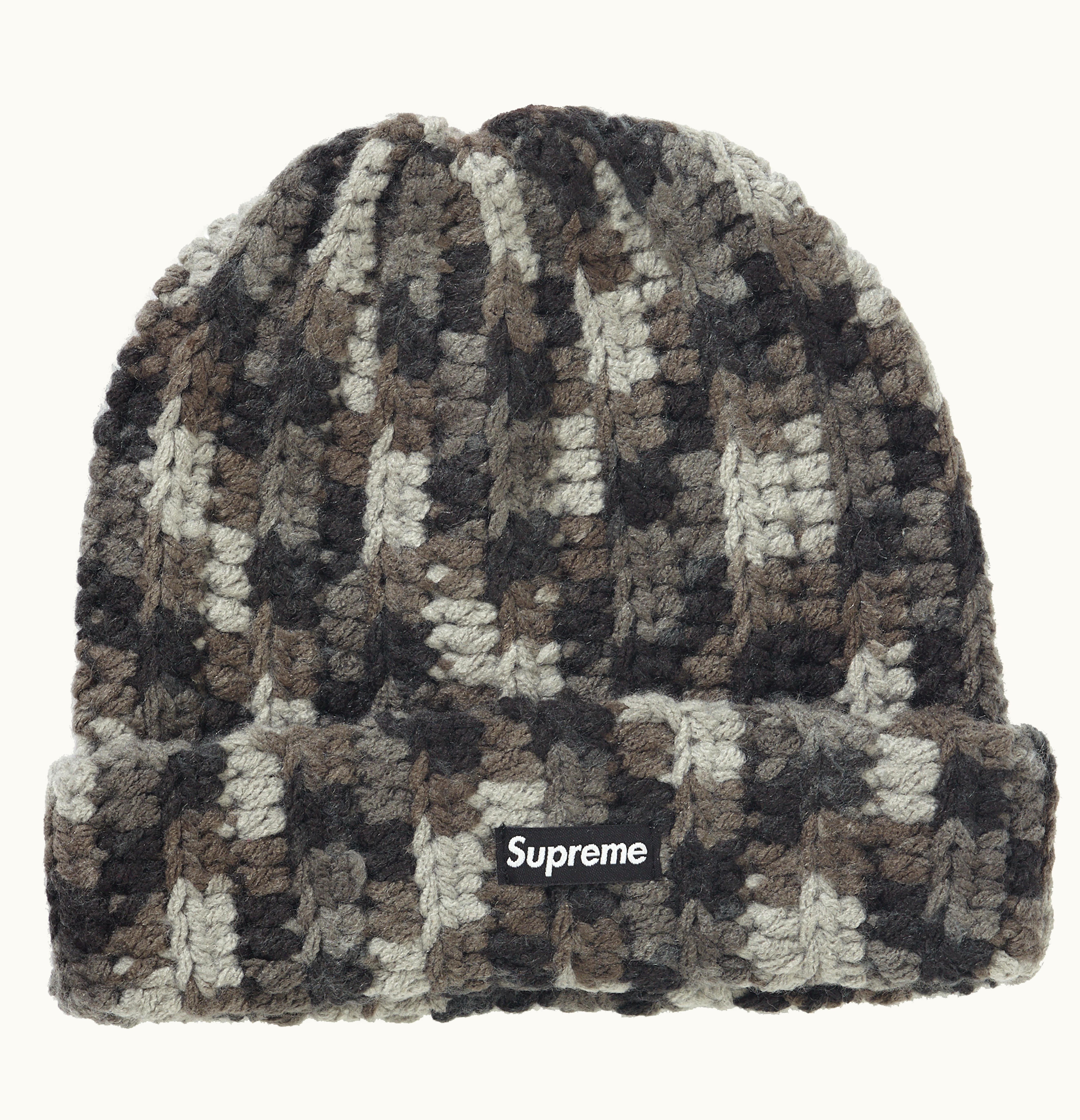 Supreme Supreme Crochet Beanie Black