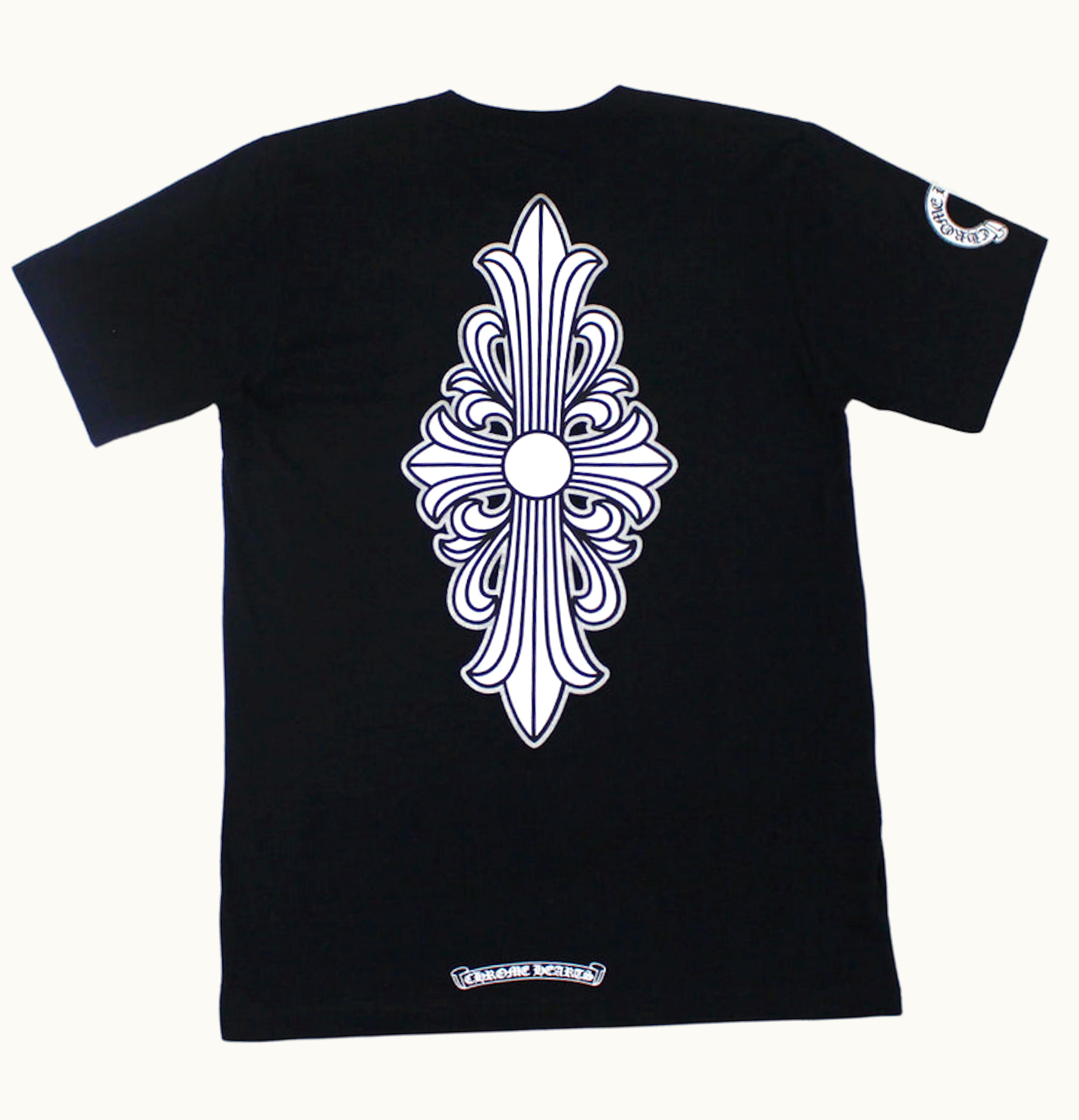 Chrome Hearts Chrome Hearts Floral Cross T shirt Black