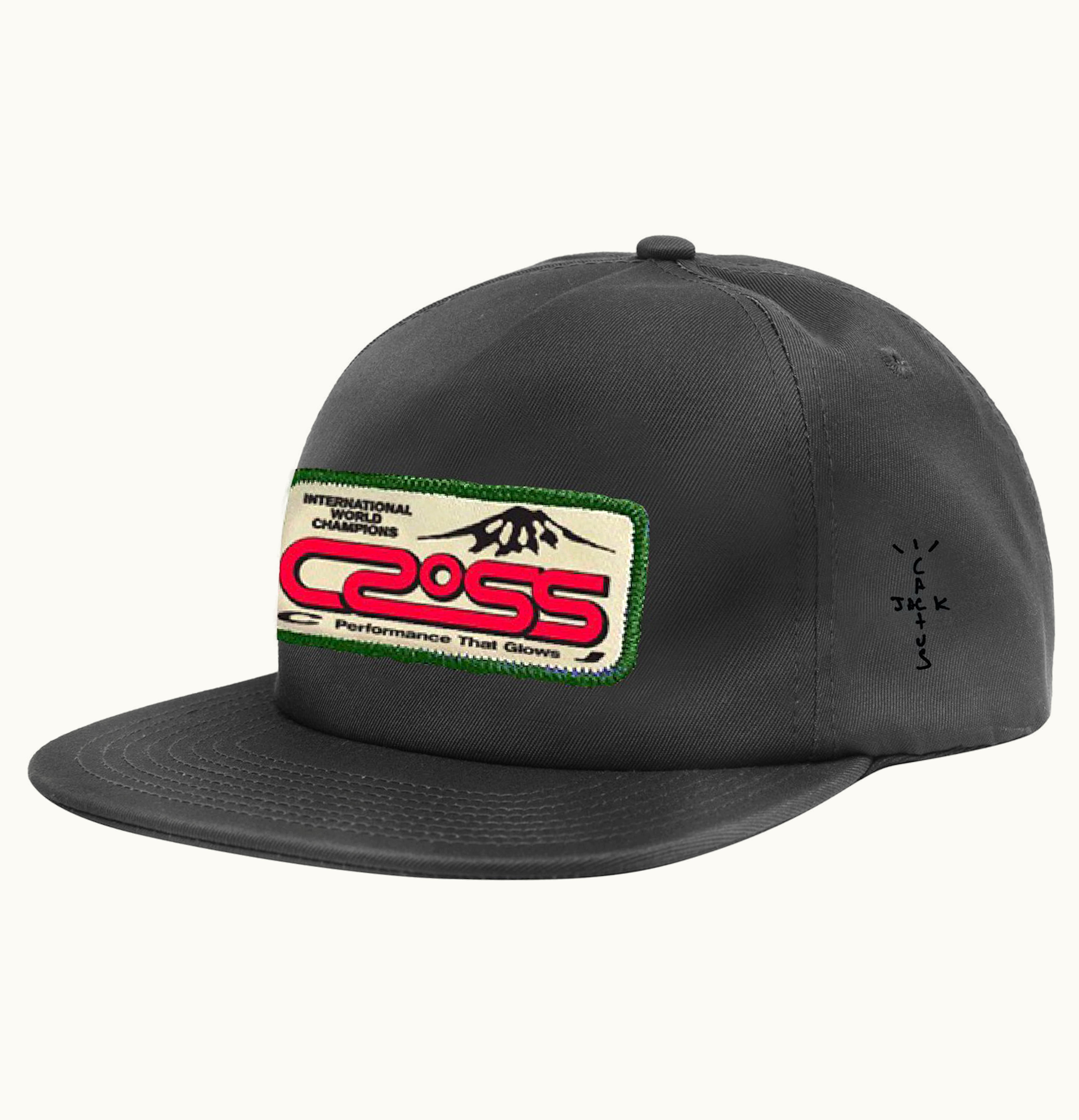 Travis Scott Travis Scott Cactus Jack Cross Hat Grey