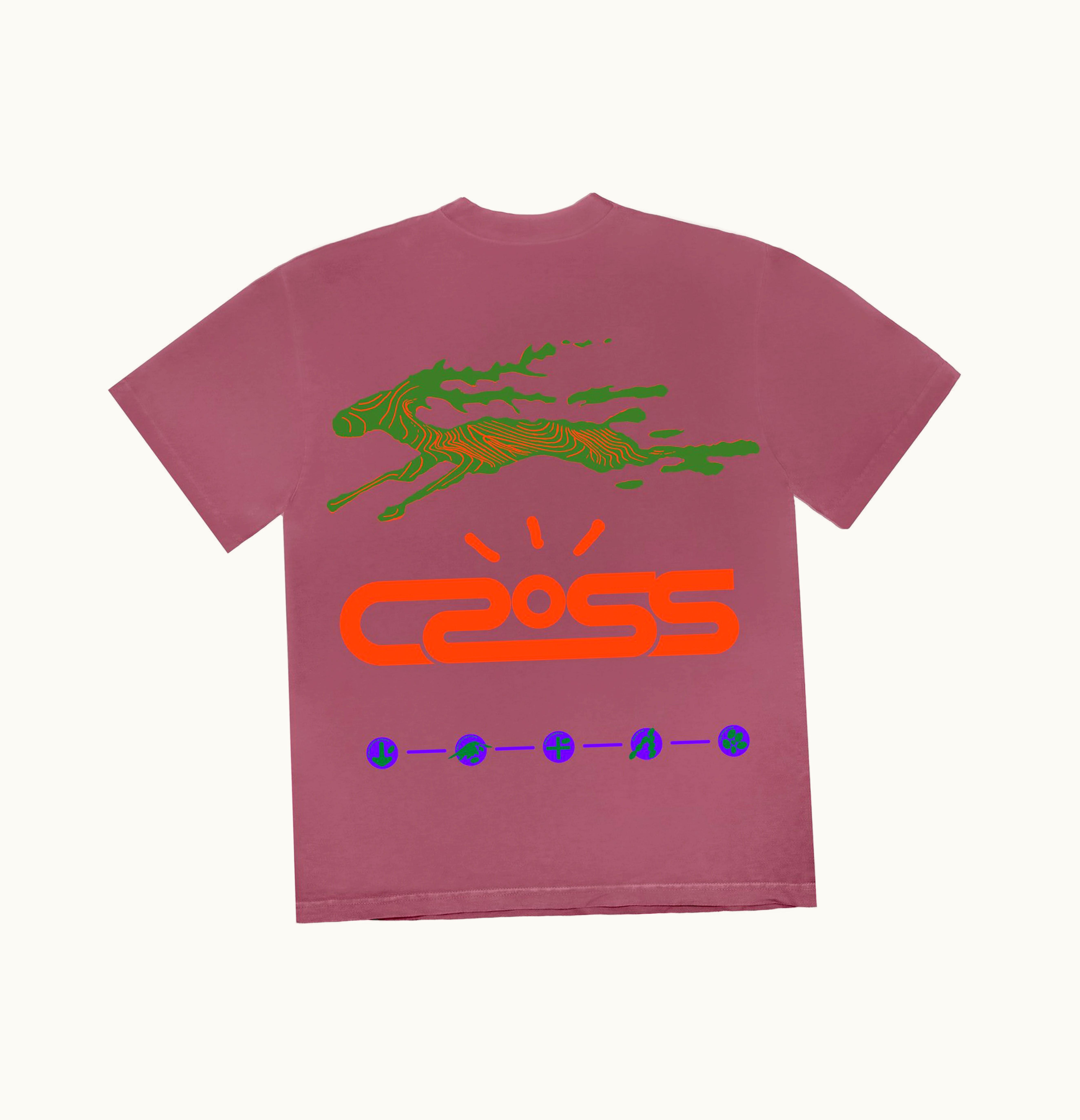 Travis Scott Travis Scott Cactus Jack Cross Tech Tee II Washed Purple