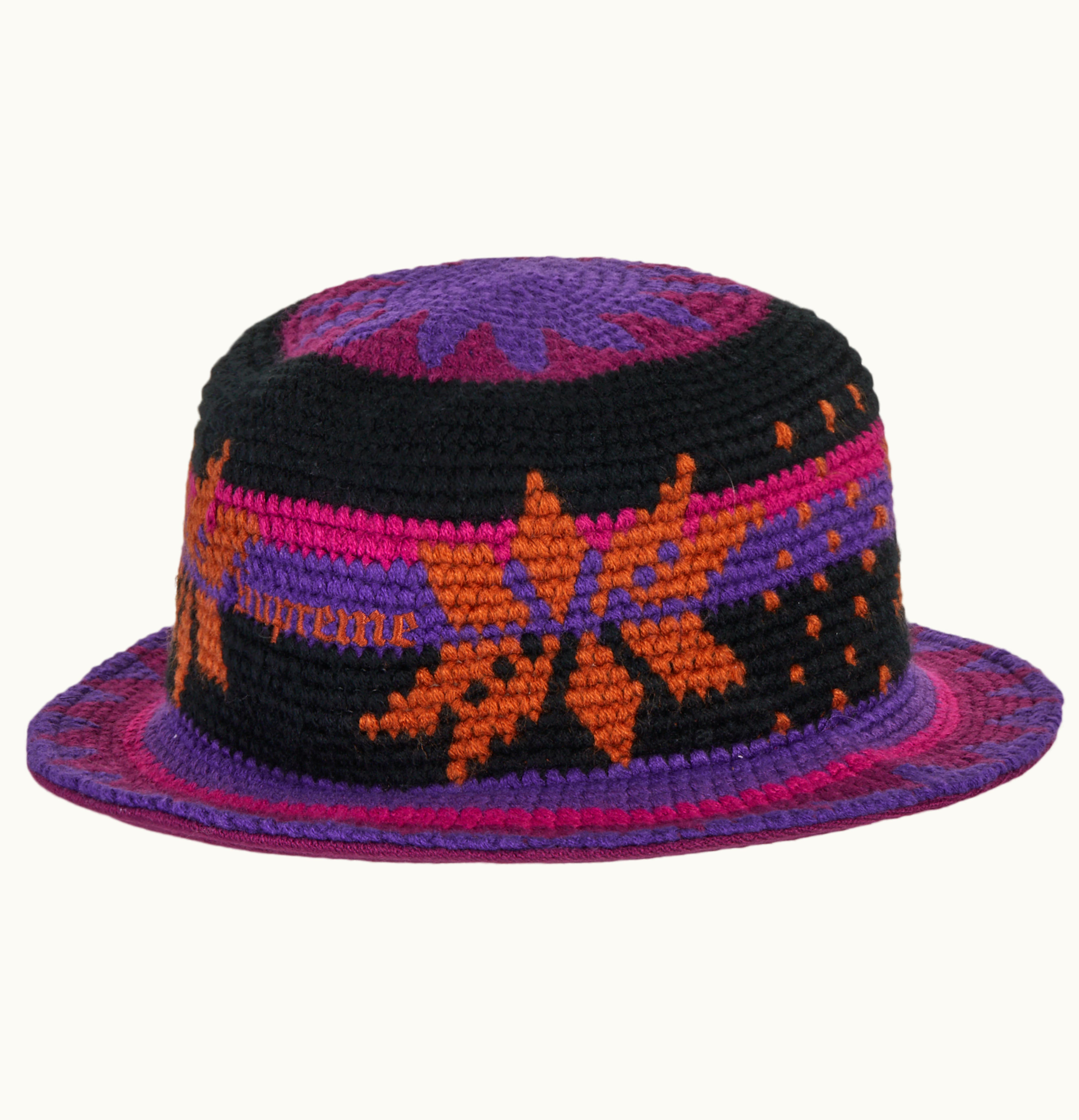 Supreme Supreme Snowflake Crochet Crusher Plum