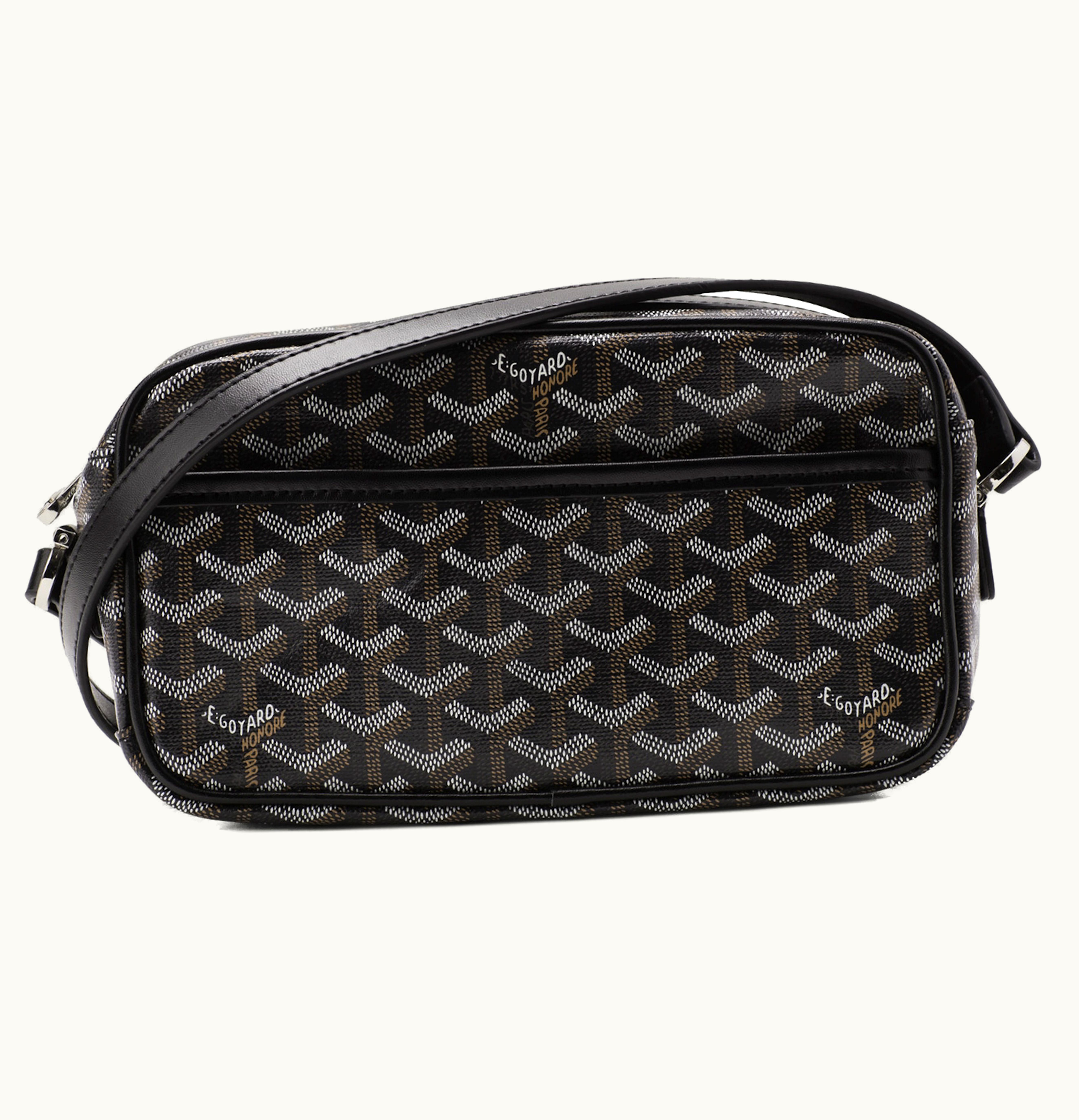 Goyard Goyard Crossbody Sac Cap Vert Canvas Black