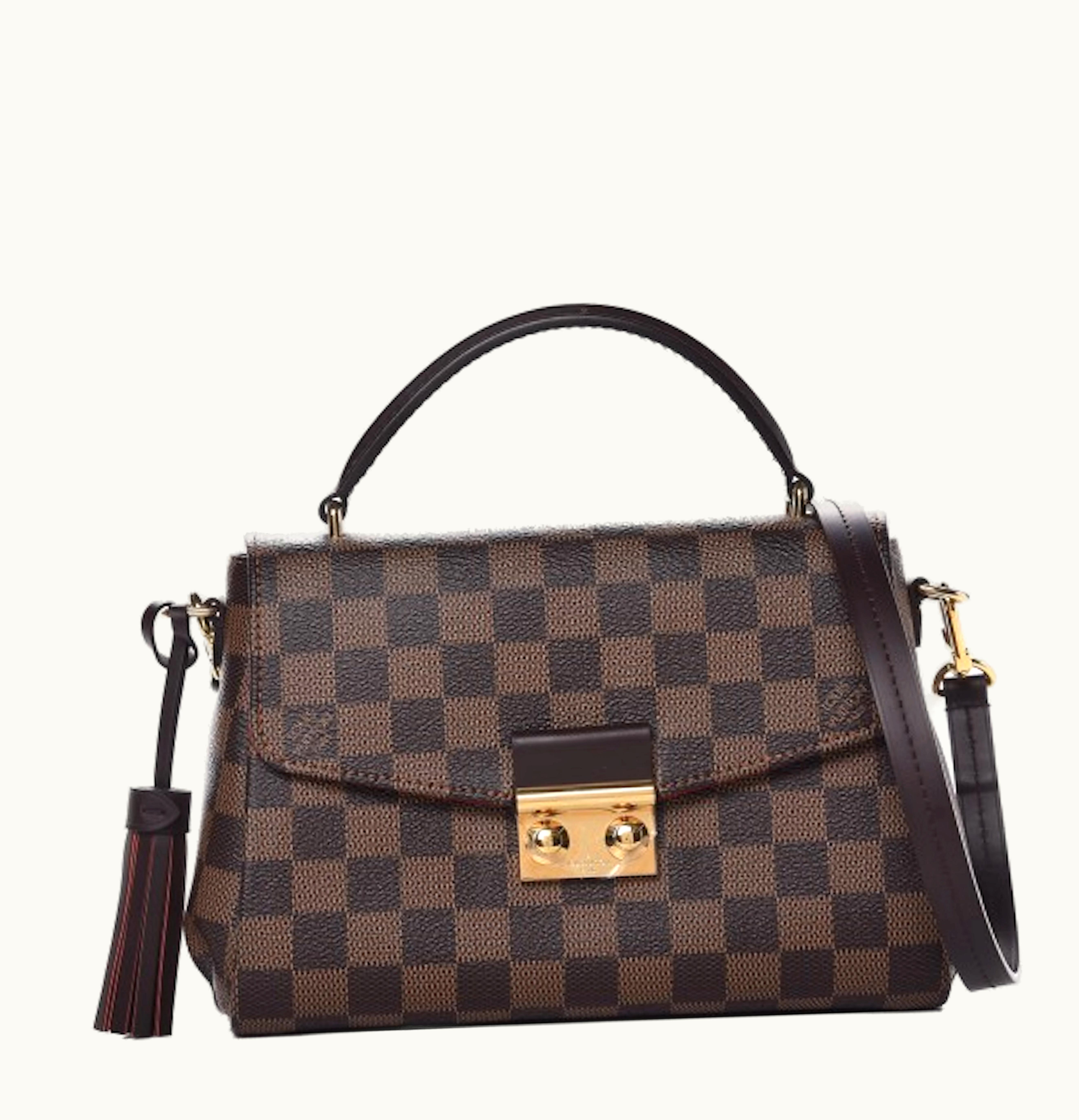 Louis Vuitton Louis Vuitton Damier Ebene Croisette Brown