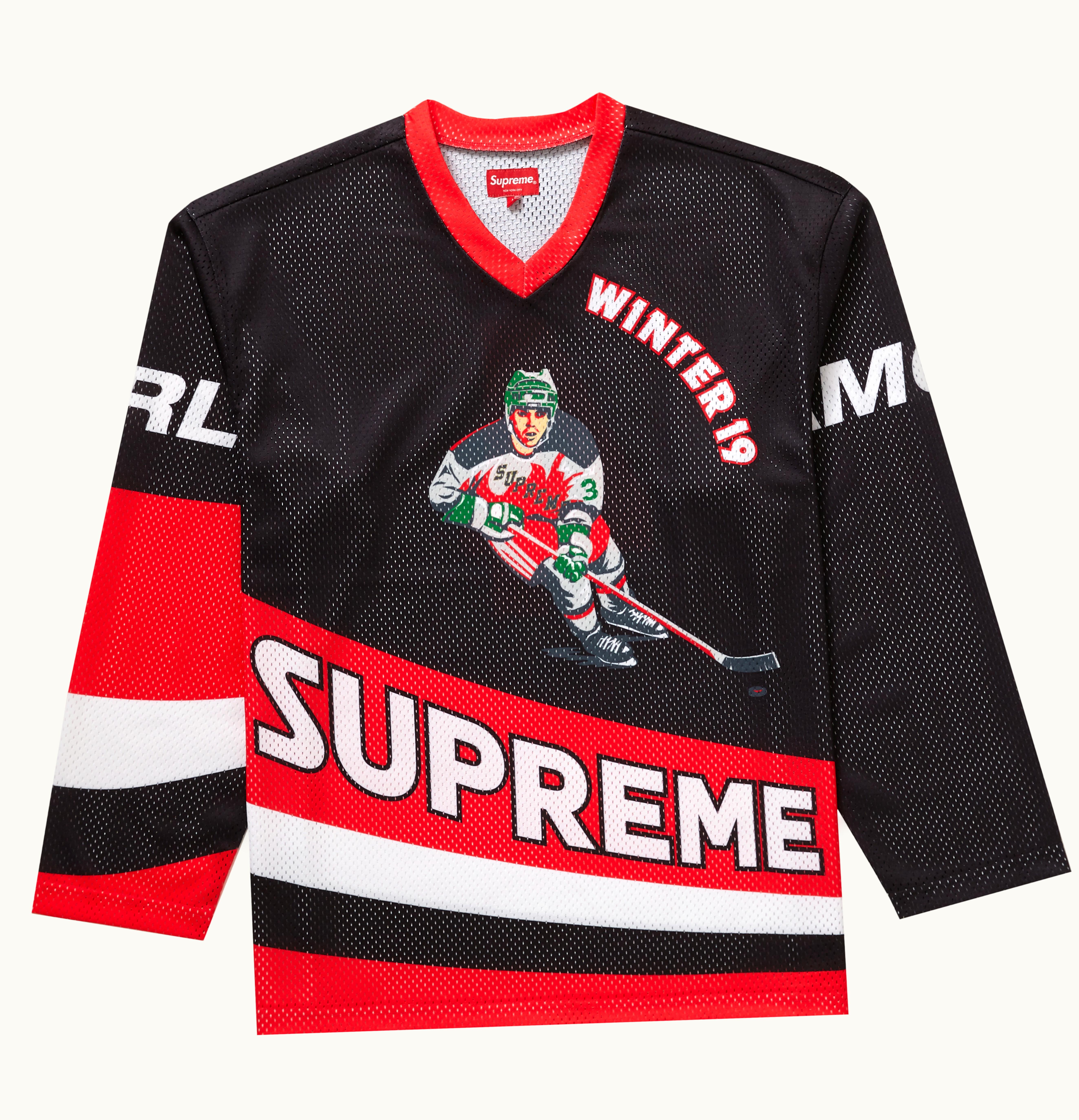 Supreme Supreme Crossover Hockey Jersey Black