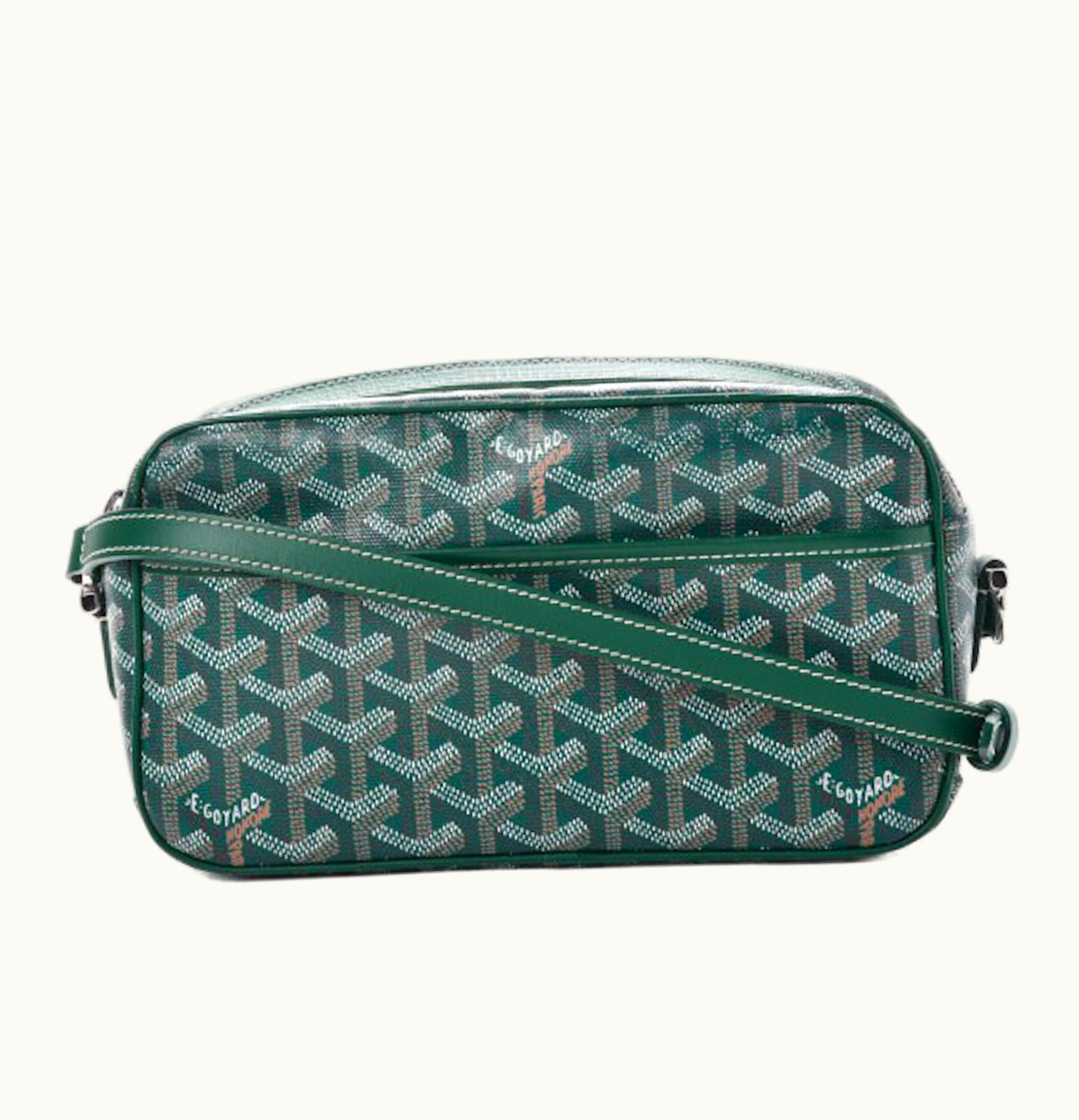 Goyard Goyard Cap Vert Crossbody Monogram Chevron Green