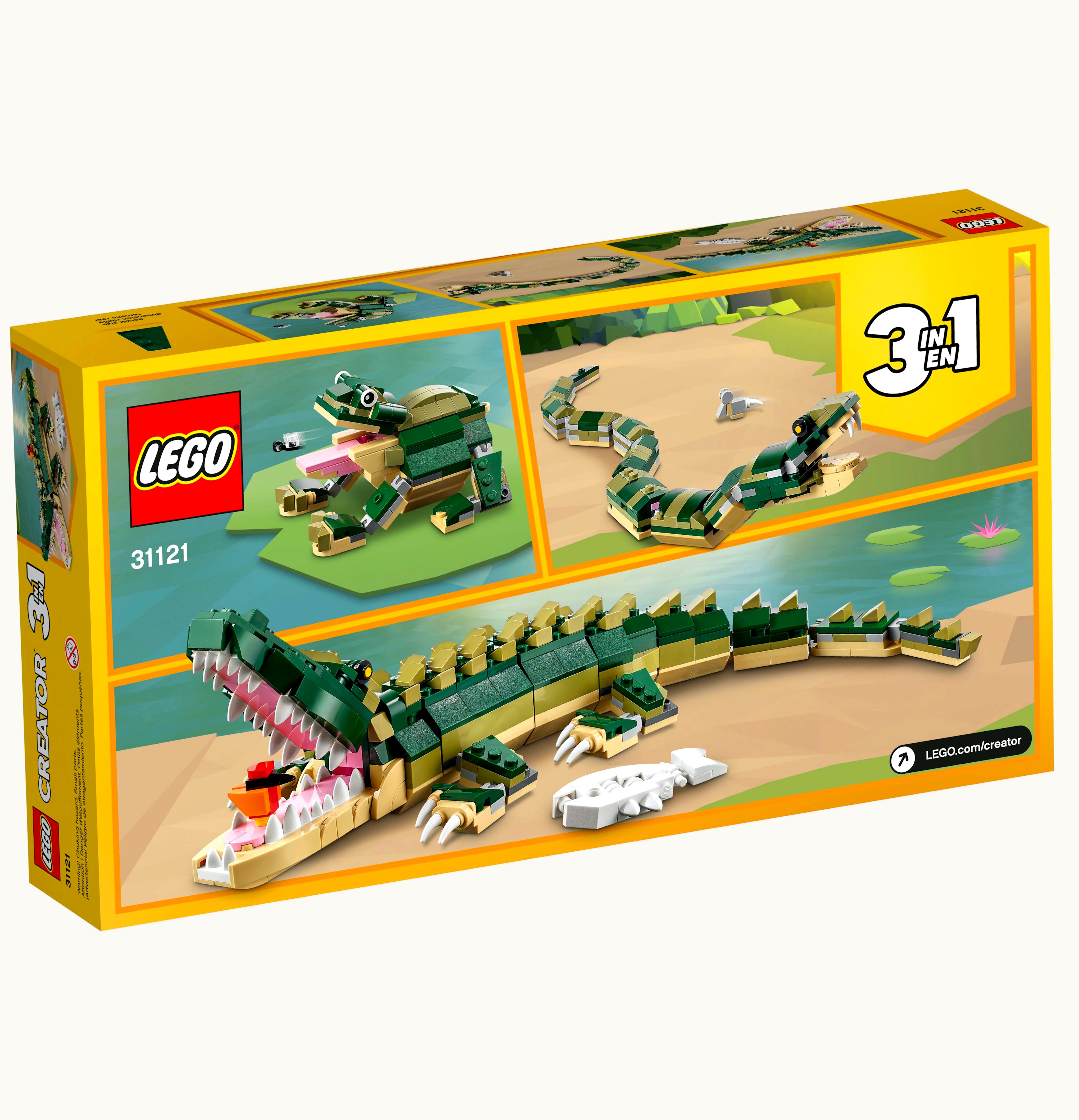 LEGO LEGO Creator 3 In 1 Crocodile Set 31121 Green