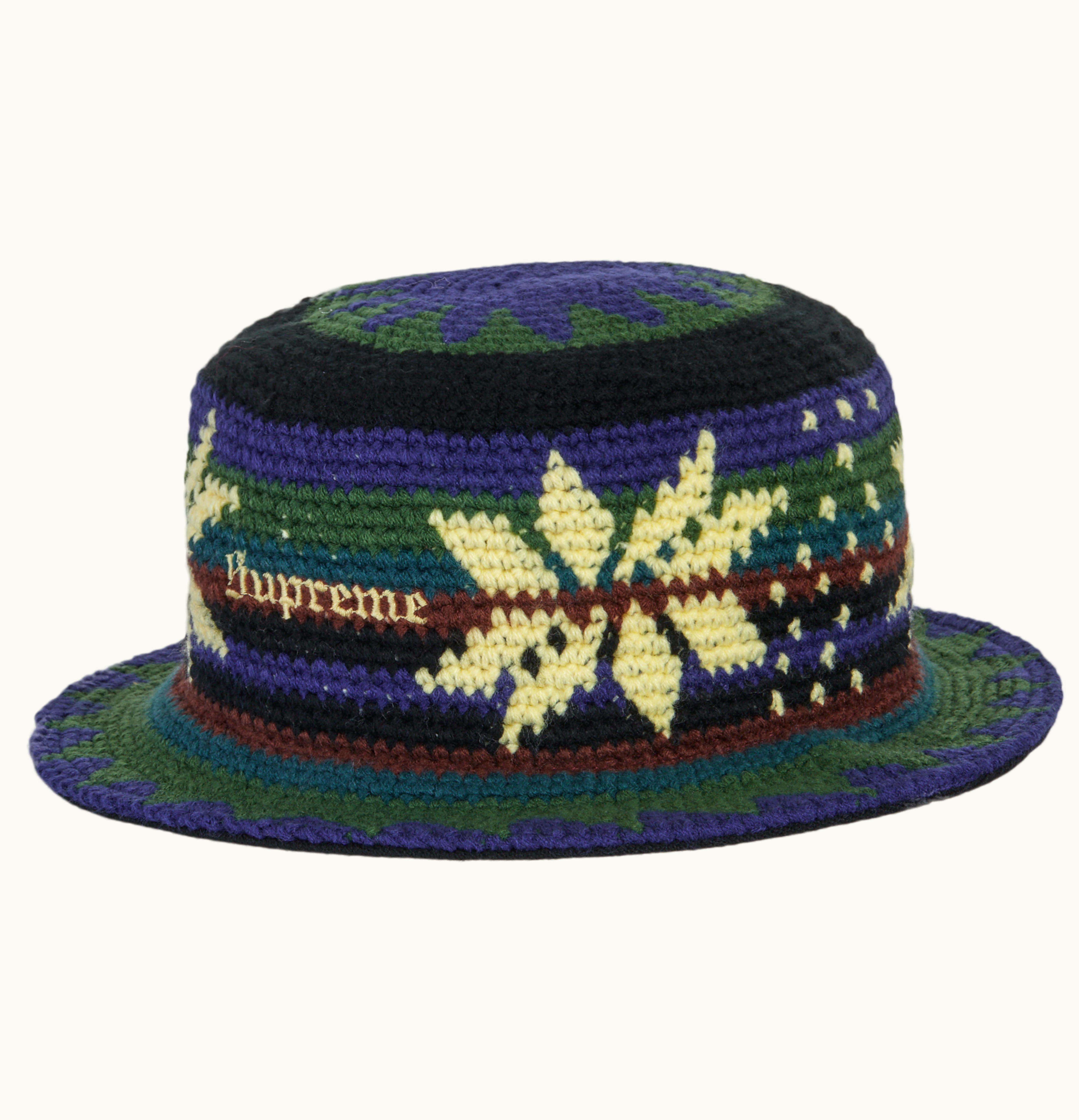 Supreme Supreme Snowflake Crochet Crusher Green