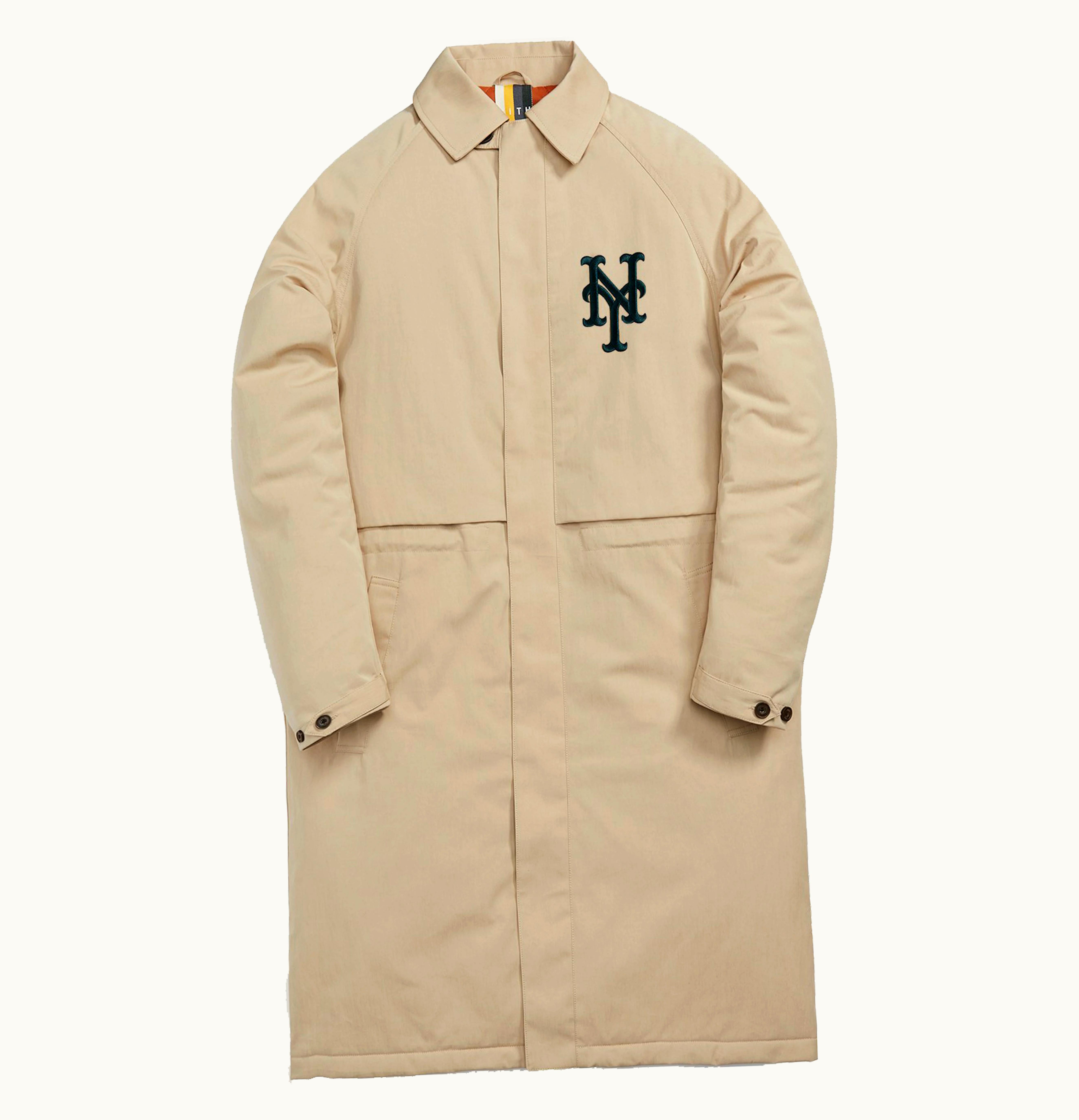 Kith Kith MLB for New York Mets Crosby Trench Coat Canvas